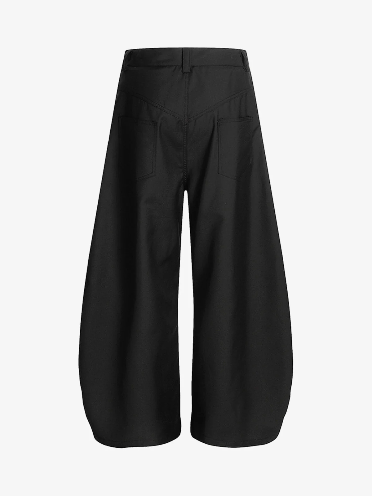 Adjustable Side Buttons Barrel Pants - Image 6