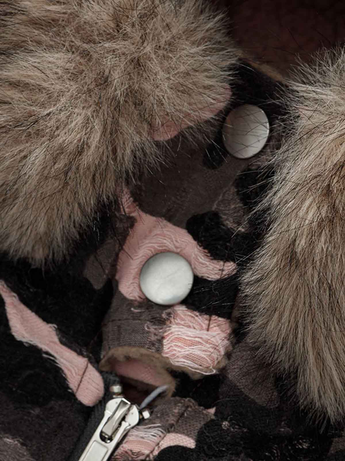 Camo Sherpa-Lined Detachable-Collar Fleece Hooded Jacket - Image 11