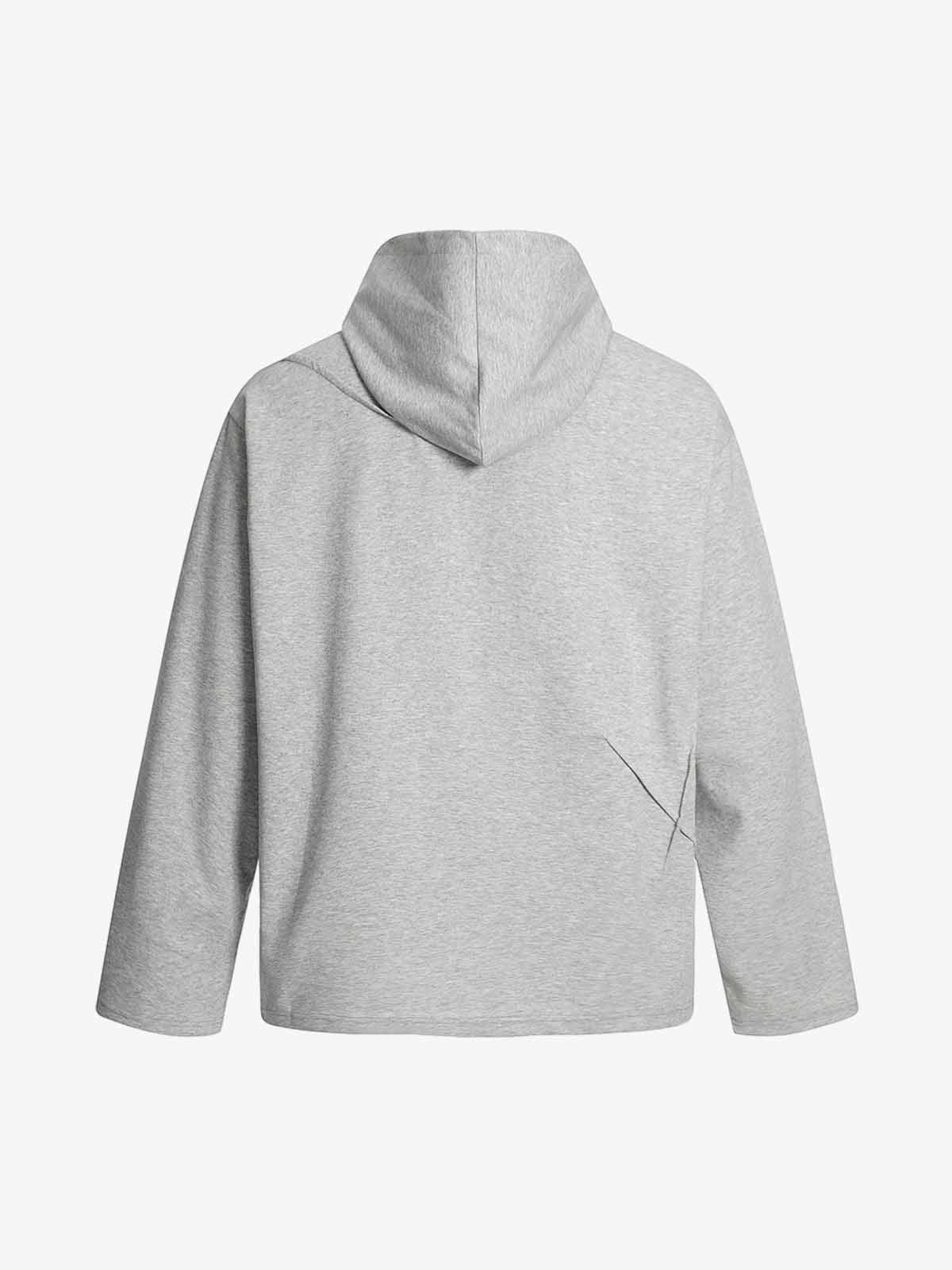 Clean Cut Asymmetric Seam Hoodie - Image 3