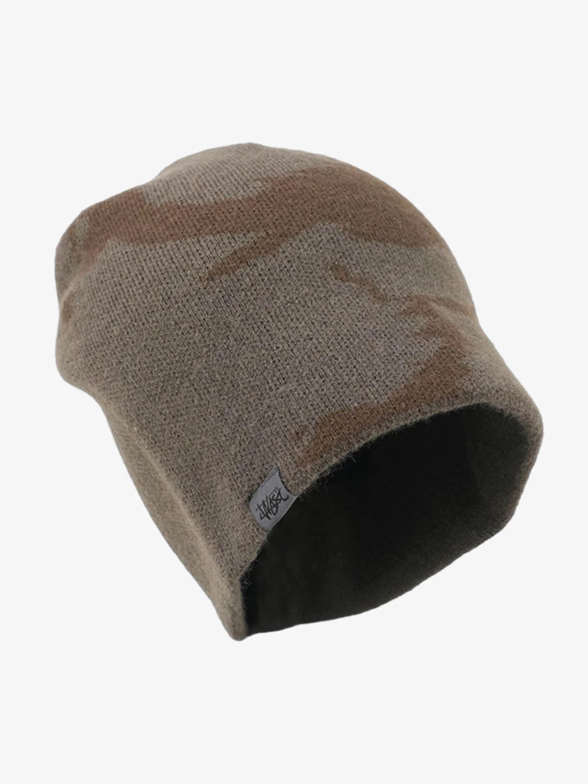 Contrast Color Jacquard Knit Beanie - Image 4
