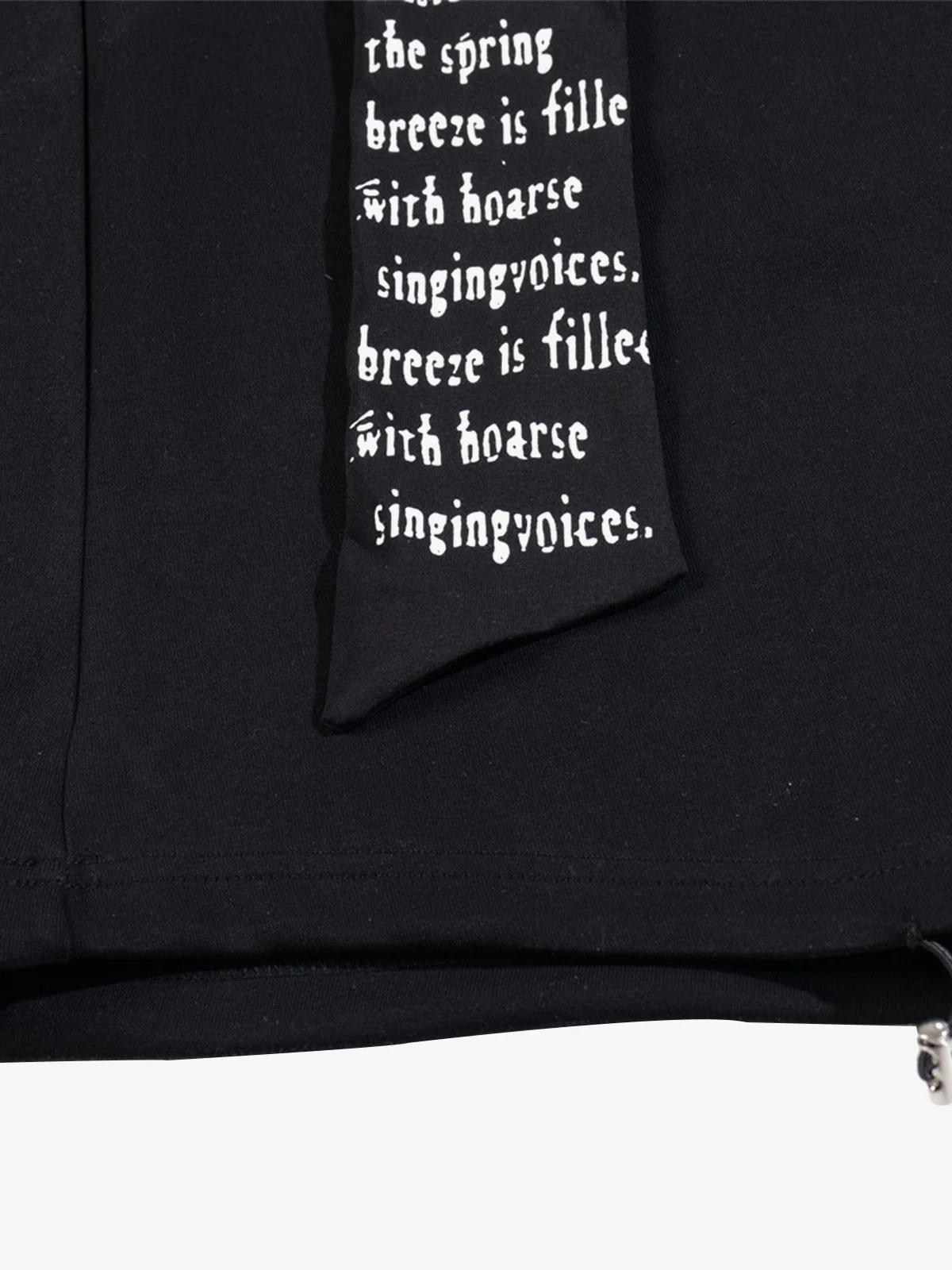 Dark Street Character Print Waist Strap Detail Barrel Pants - Image 12
