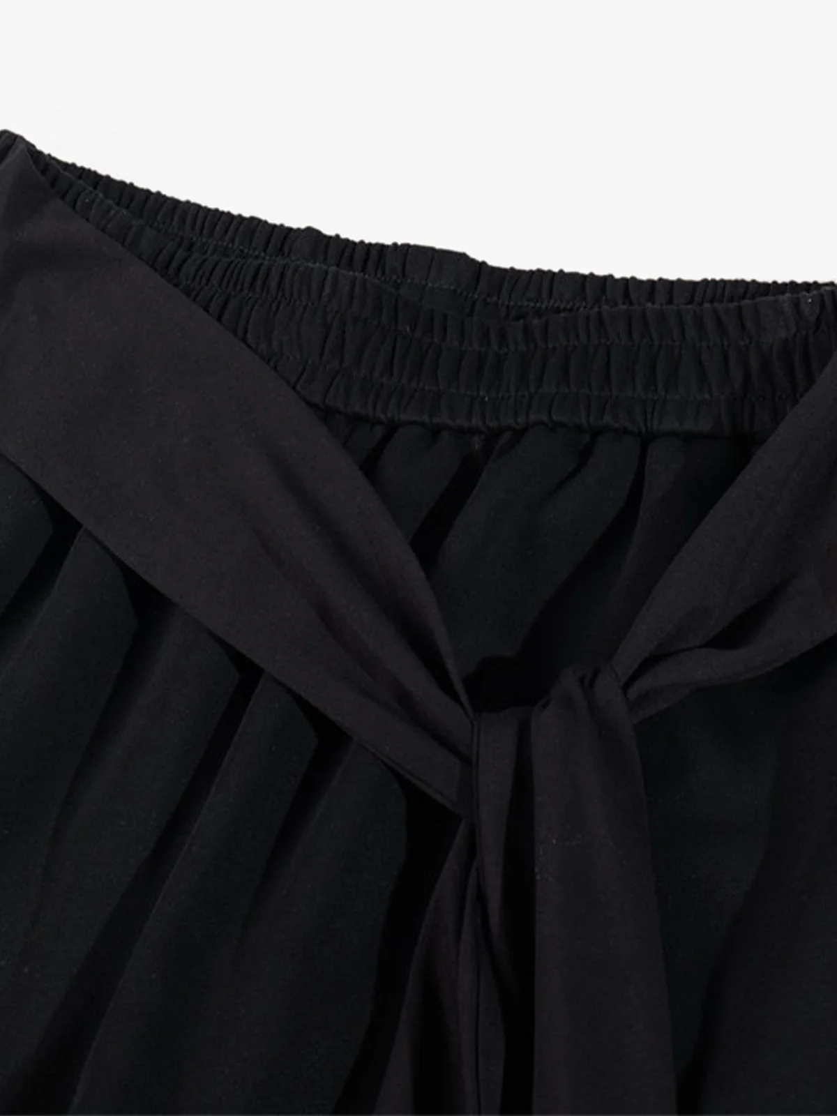 Dark Street Character Print Waist Strap Detail Barrel Pants - Image 9