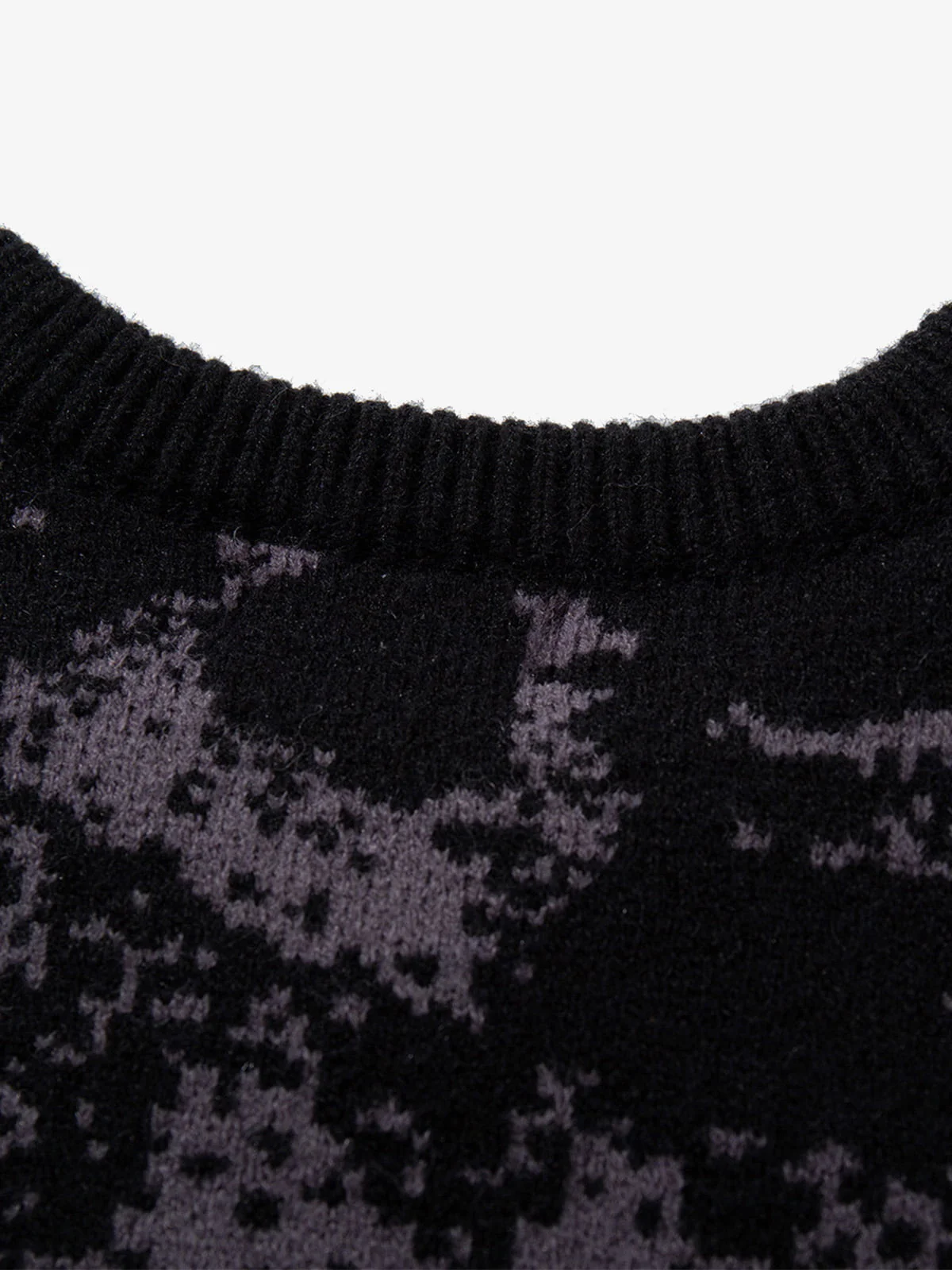 Dark Street Skull Frayed Hem Sweater - Image 20