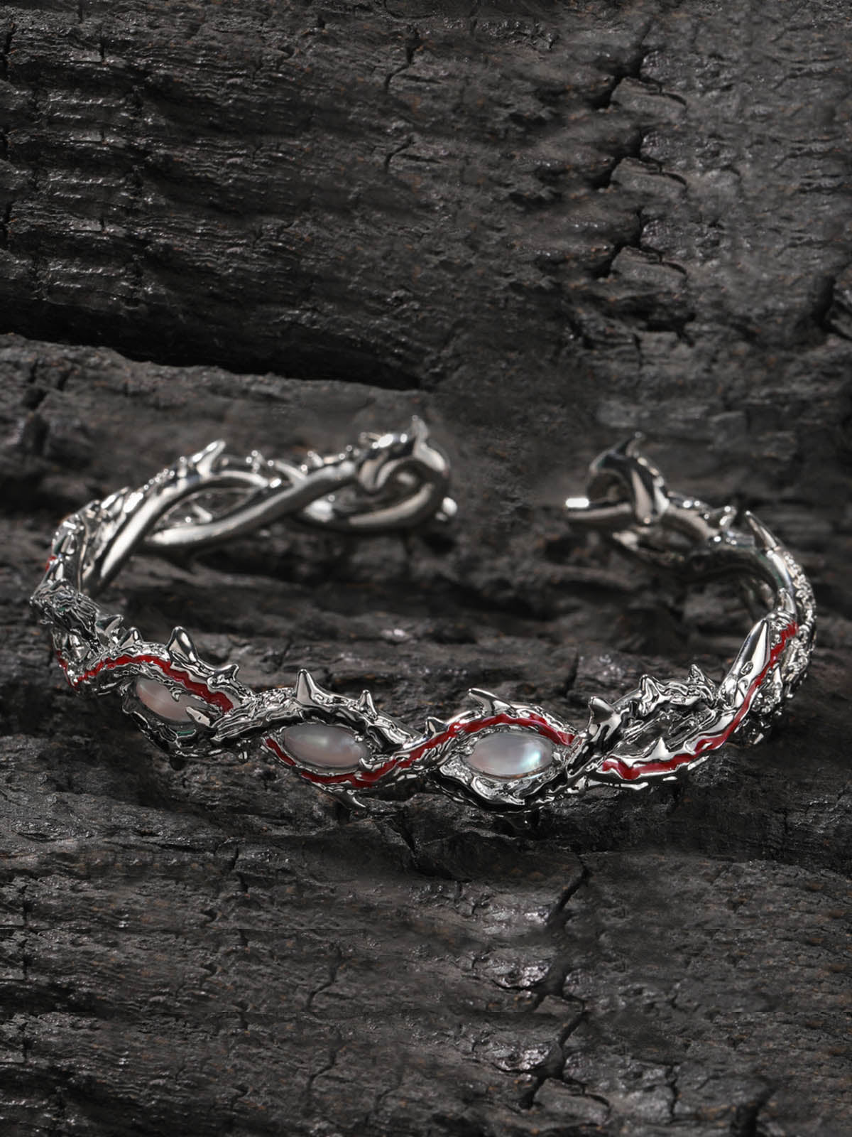 Dark Thorn Brass Bracelet - Image 3