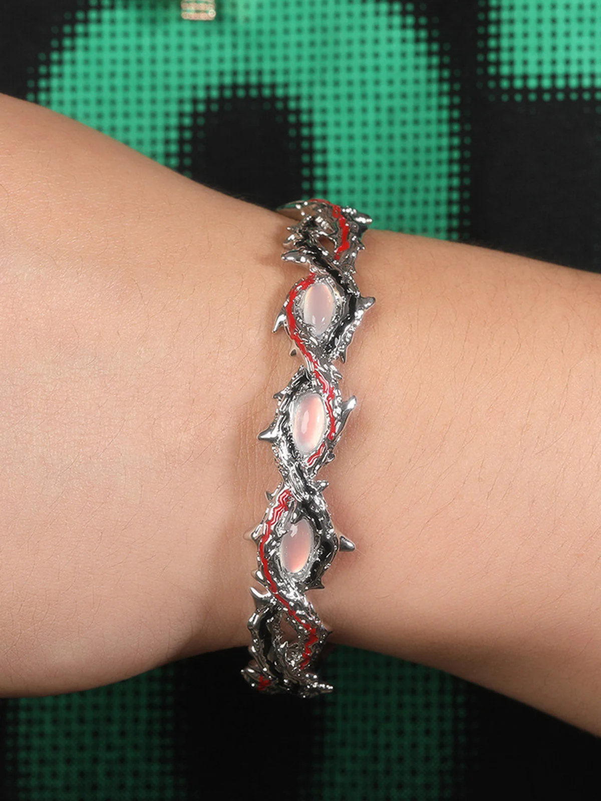 Dark Thorn Brass Bracelet - Image 4