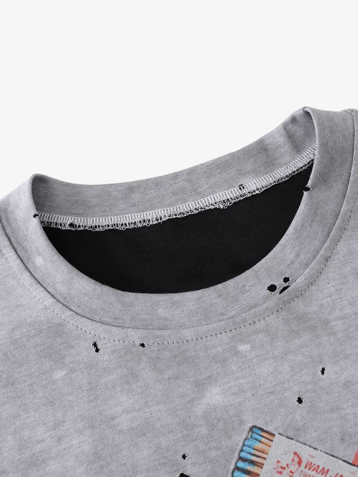 Retro Ink Splash T-Shirt - Image 6