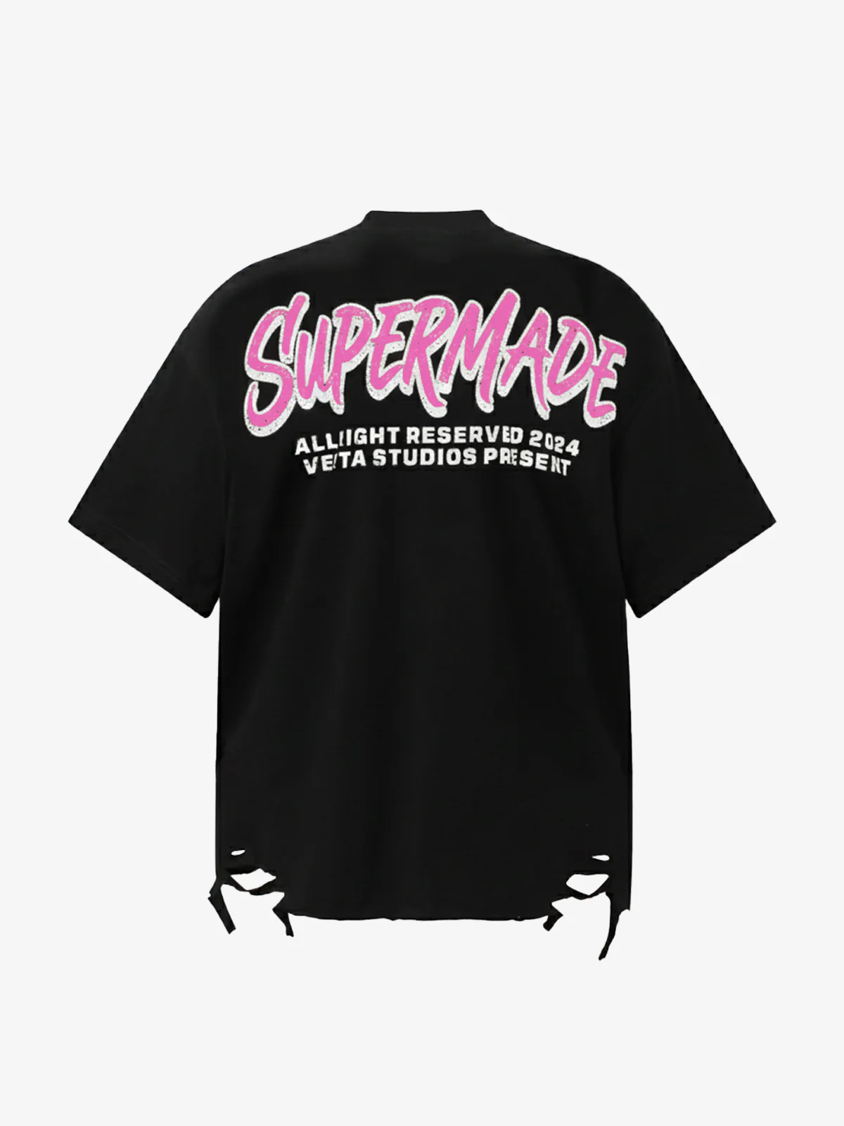 Retro Letter Graphic T-Shirt - Image 3