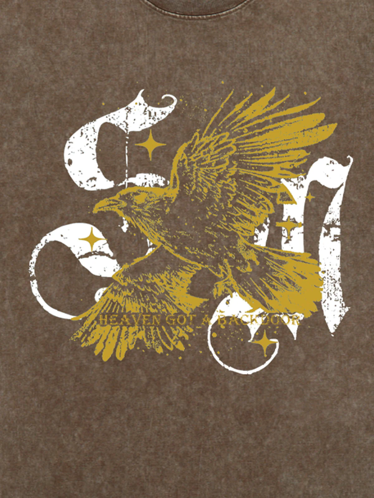 Original Distressed Eagle Graphic T-Shirt - Image 4