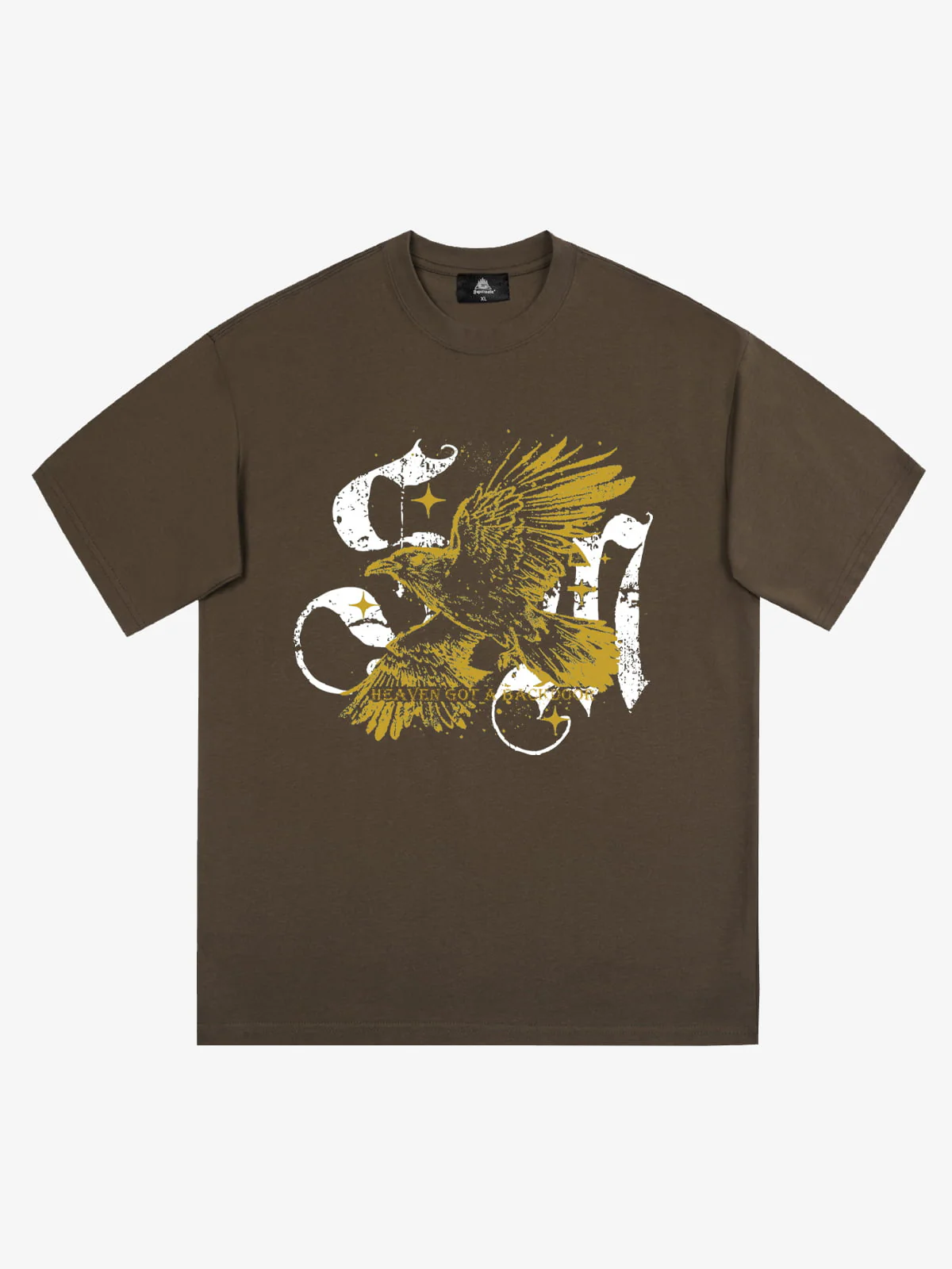 Original Distressed Eagle Graphic T-Shirt - Image 9