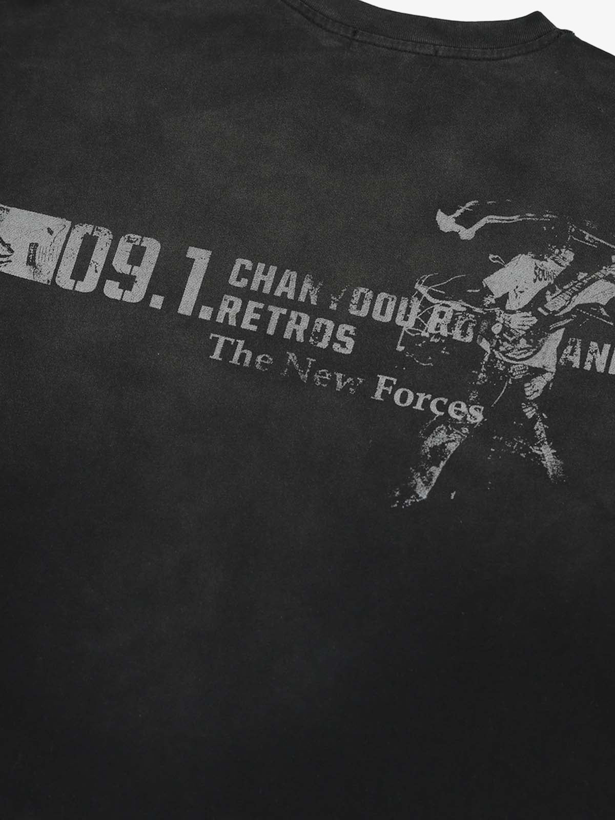 Distressed NO. 09 Long Sleeve T-Shirt - Image 18