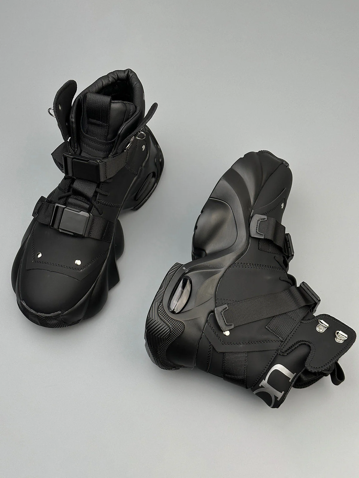 Dual-Strap Stealth Runner Boots - Image 4