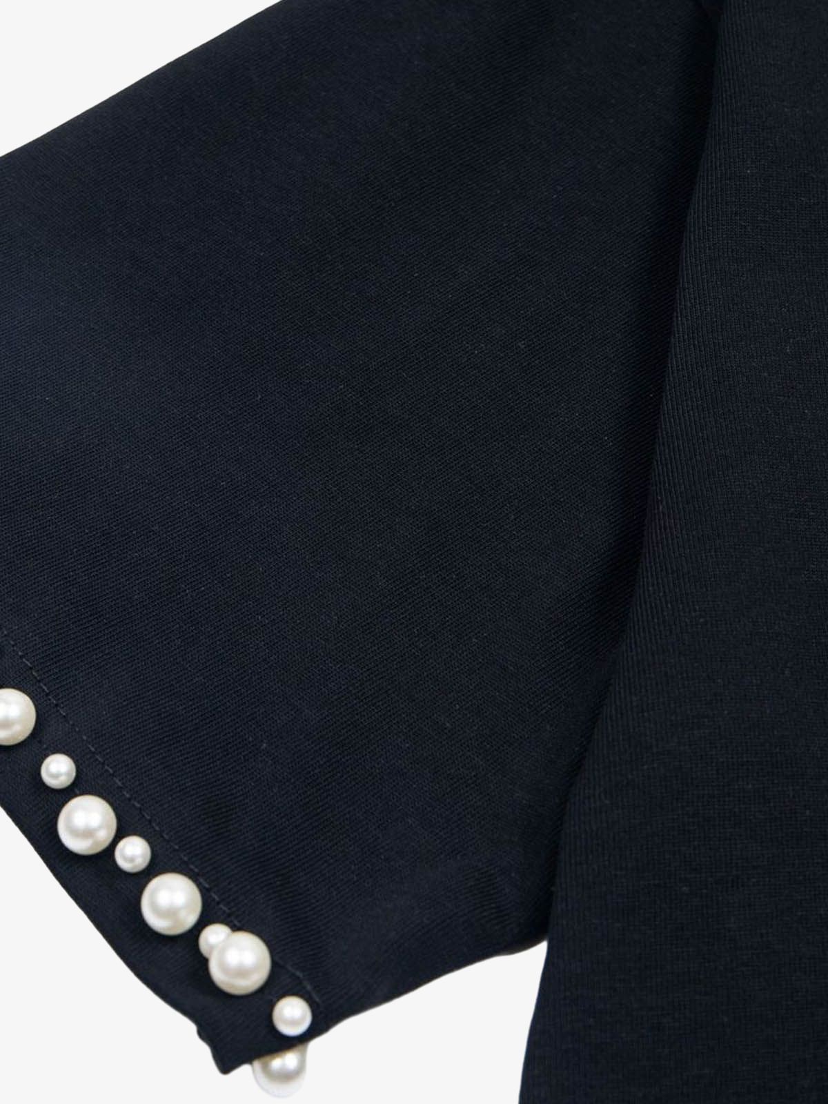 Elegant Pearl-Embellished Oversized T-Shirt - Image 16