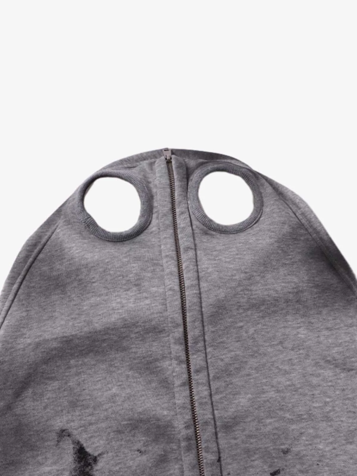 Full Zip Mask Eye Opening Glove Sleeve Graphic Hoodie - Image 10