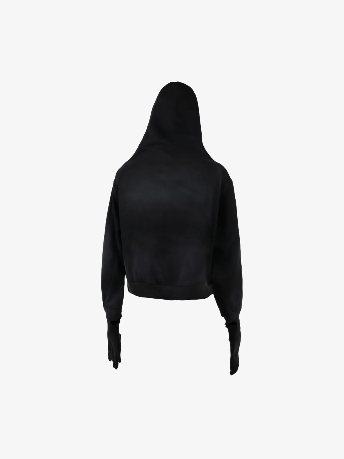 Full Zip Mask Eye Opening Glove Sleeve Graphic Hoodie - Image 6