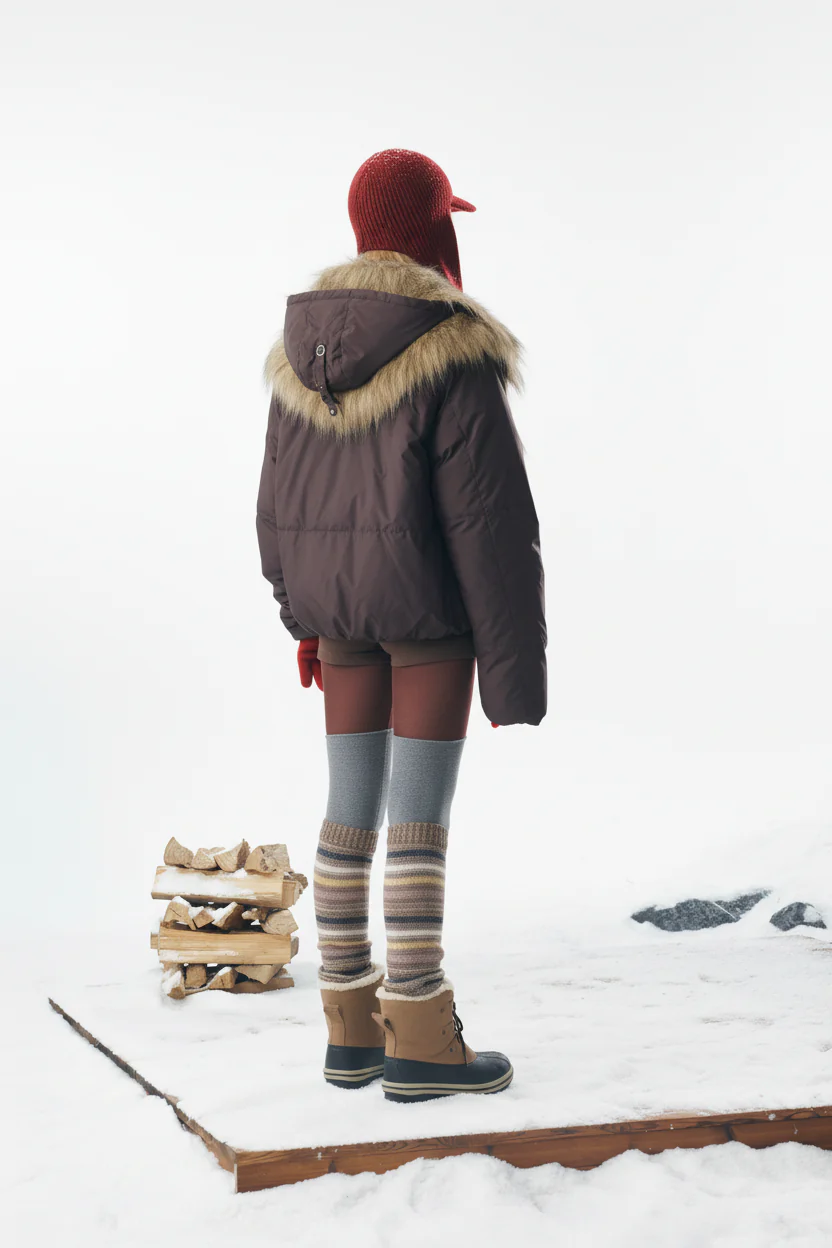 Fur Toggle Puffer Jacket - Image 4