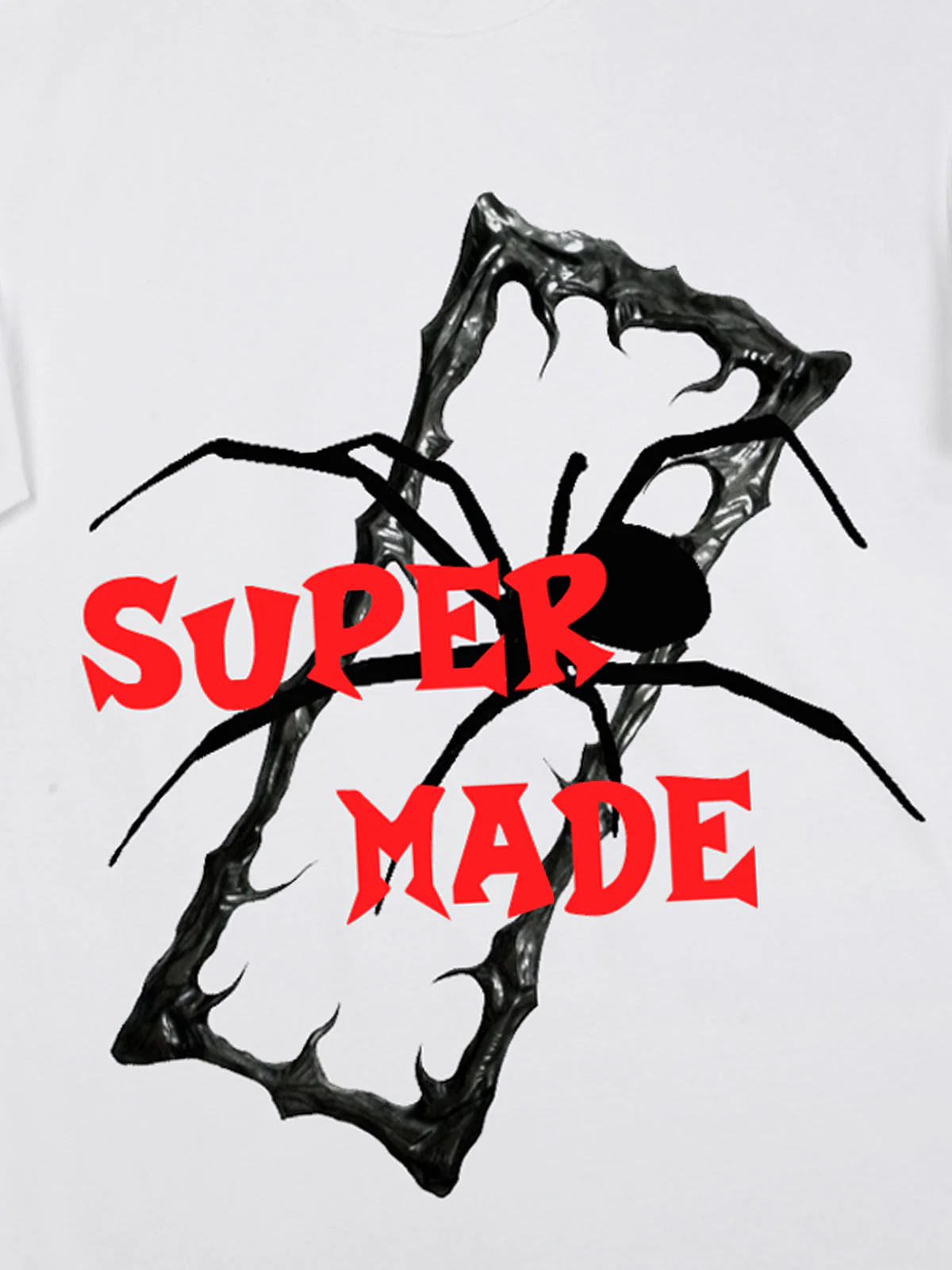 Gothic Spider Graphic T-Shirt - Image 9