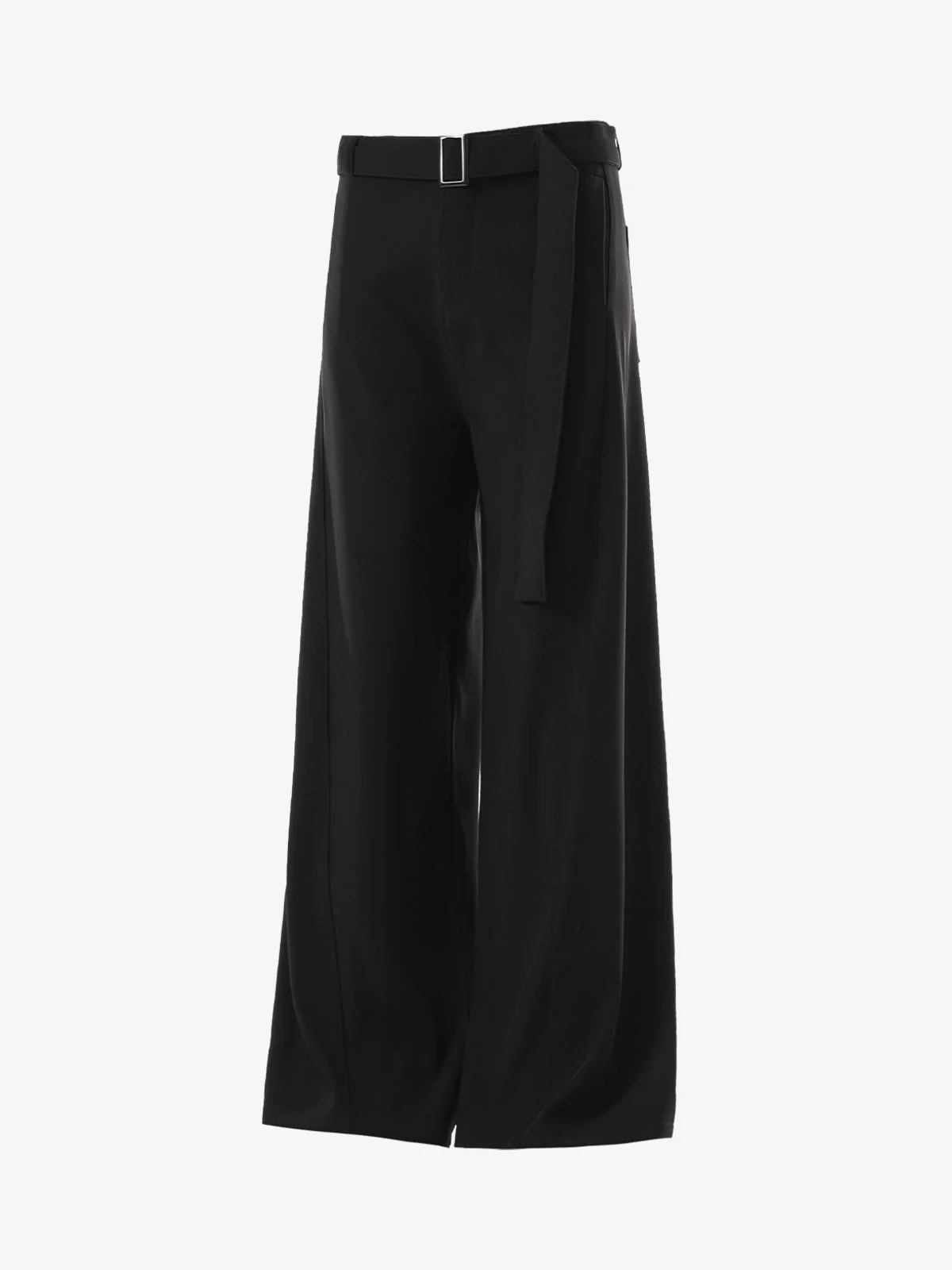 High Street Belt Pleated Flared Scimitar Pants - Image 7