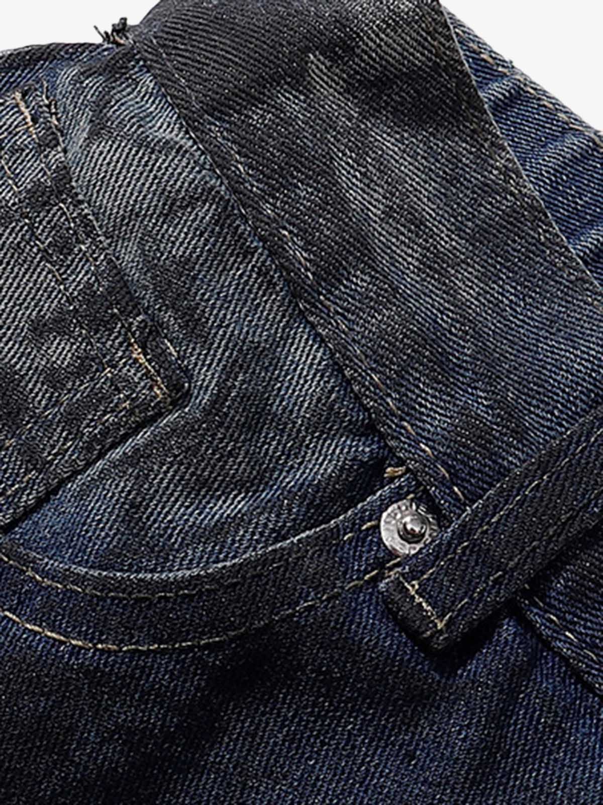 High Street Dirty Dyed Ripped Jeans - Image 3
