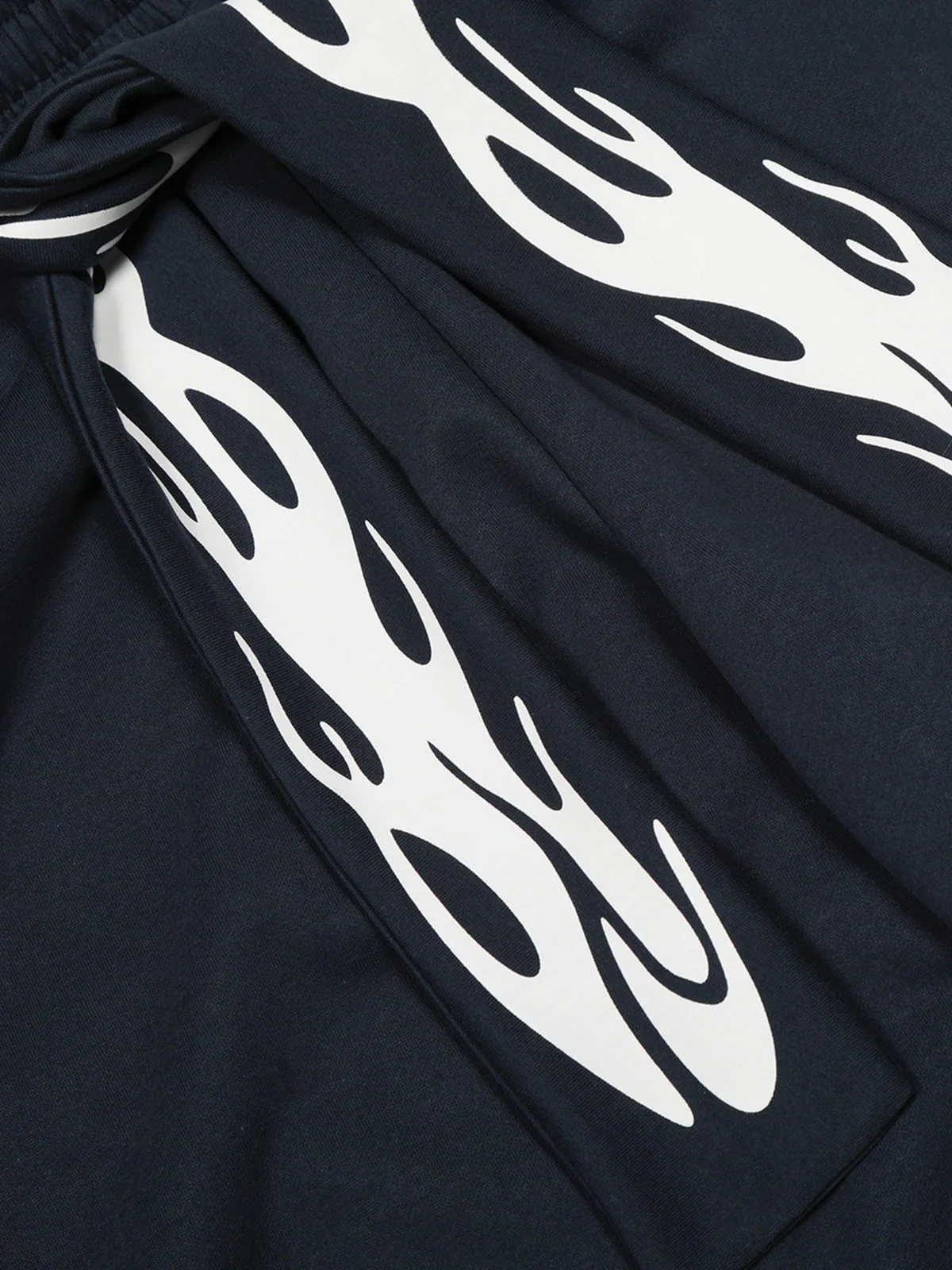 High Street Flame Print Baggy Sweatpants - Image 14