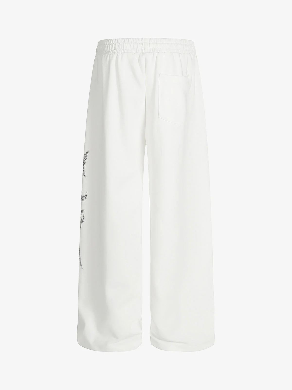 High Street Rhinestone Hip-hop Wide-leg Sweatpants - Image 12