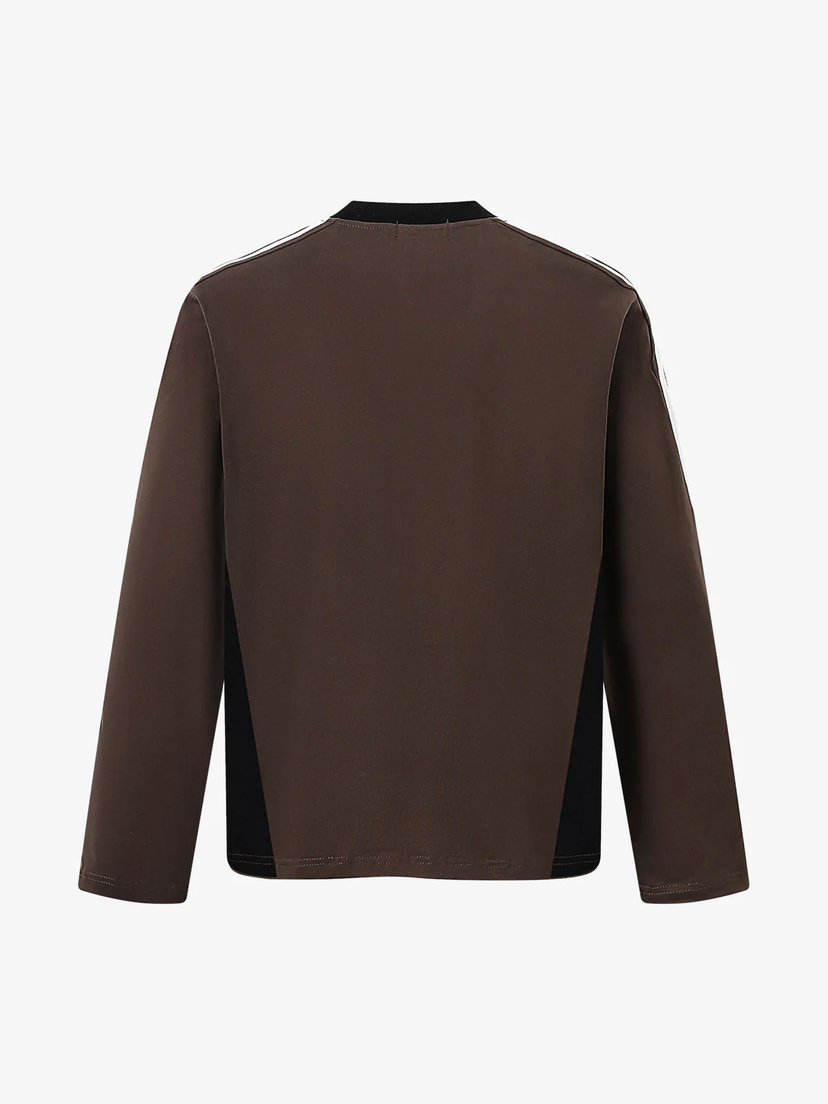 Jersey Digital Print Colorblock Long-Sleeved T-Shirt - Image 10