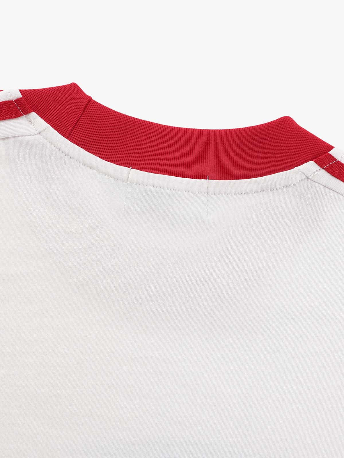 Jersey Digital Print Colorblock Long-Sleeved T-Shirt - Image 13
