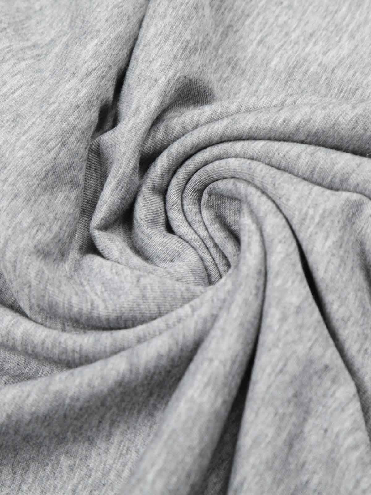 Layered Neck Button Detail Long Sleeve T-Shirt - Image 9