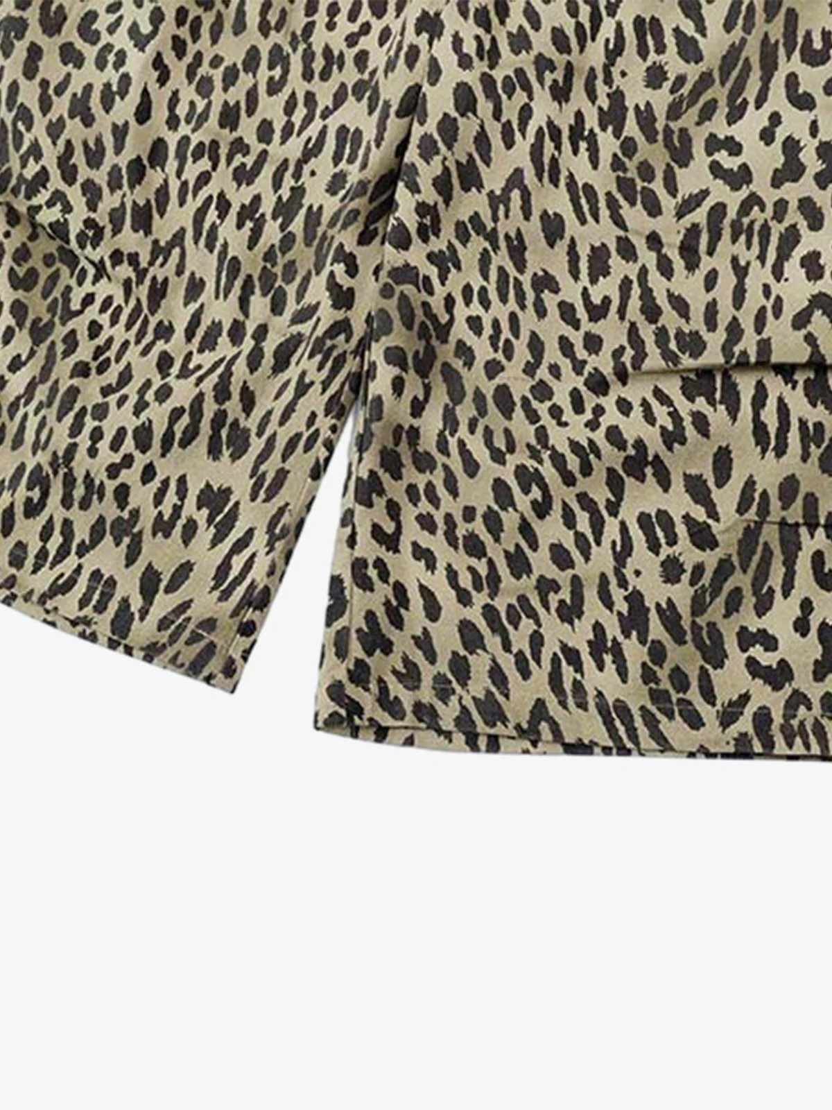 Leopard Print Wide Leg Jorts - Image 8