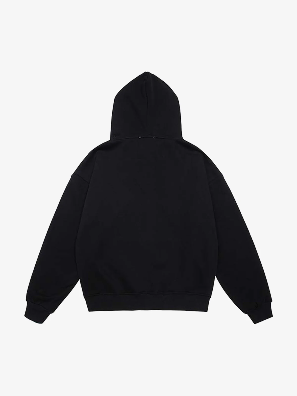 Letter Medal Embroidered Cardigan Fur Collar Hooded Sweatshirt - 2502 - Image 11