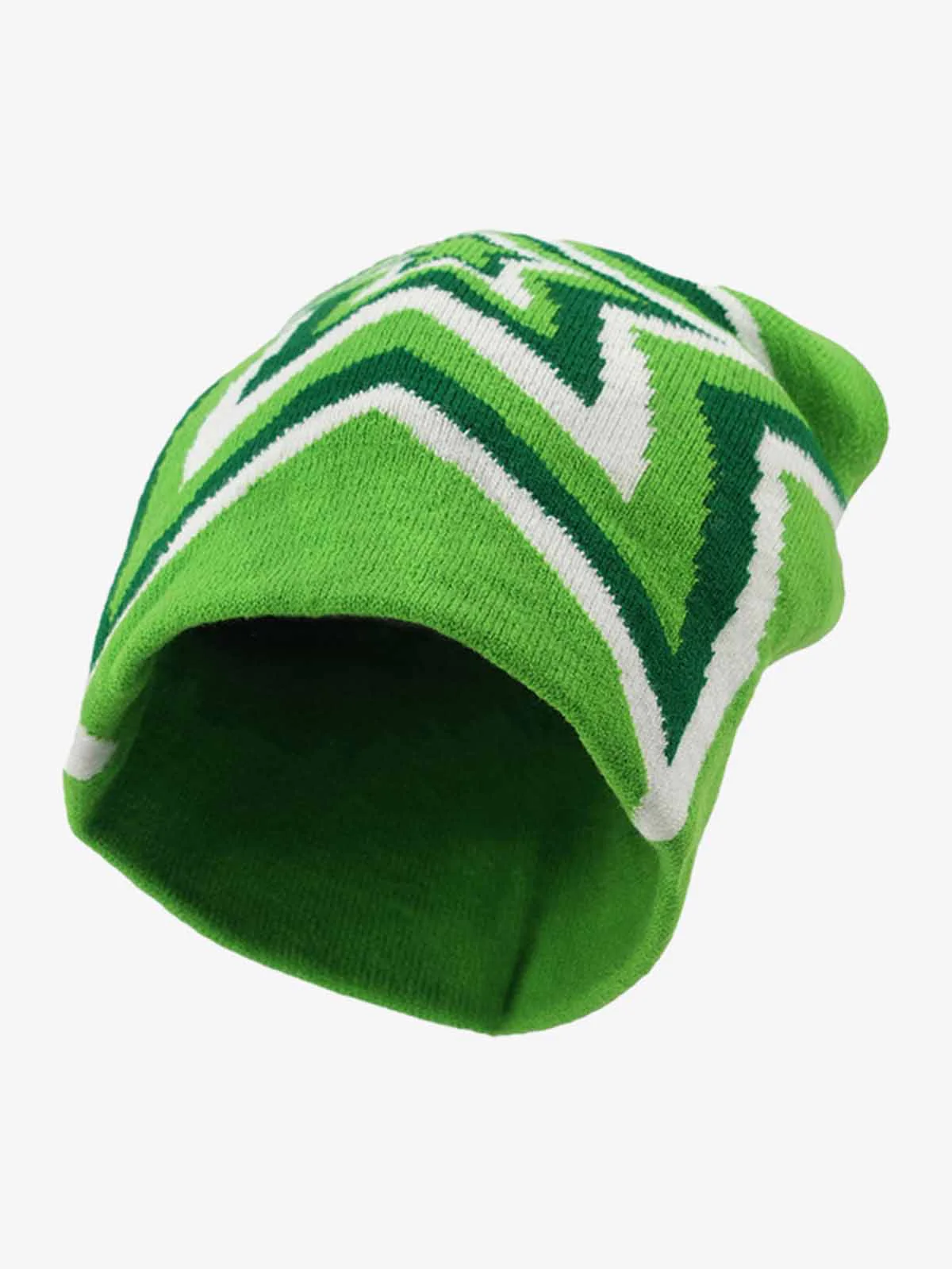 Multiclolor Star Pattern Knit Beanie Hat