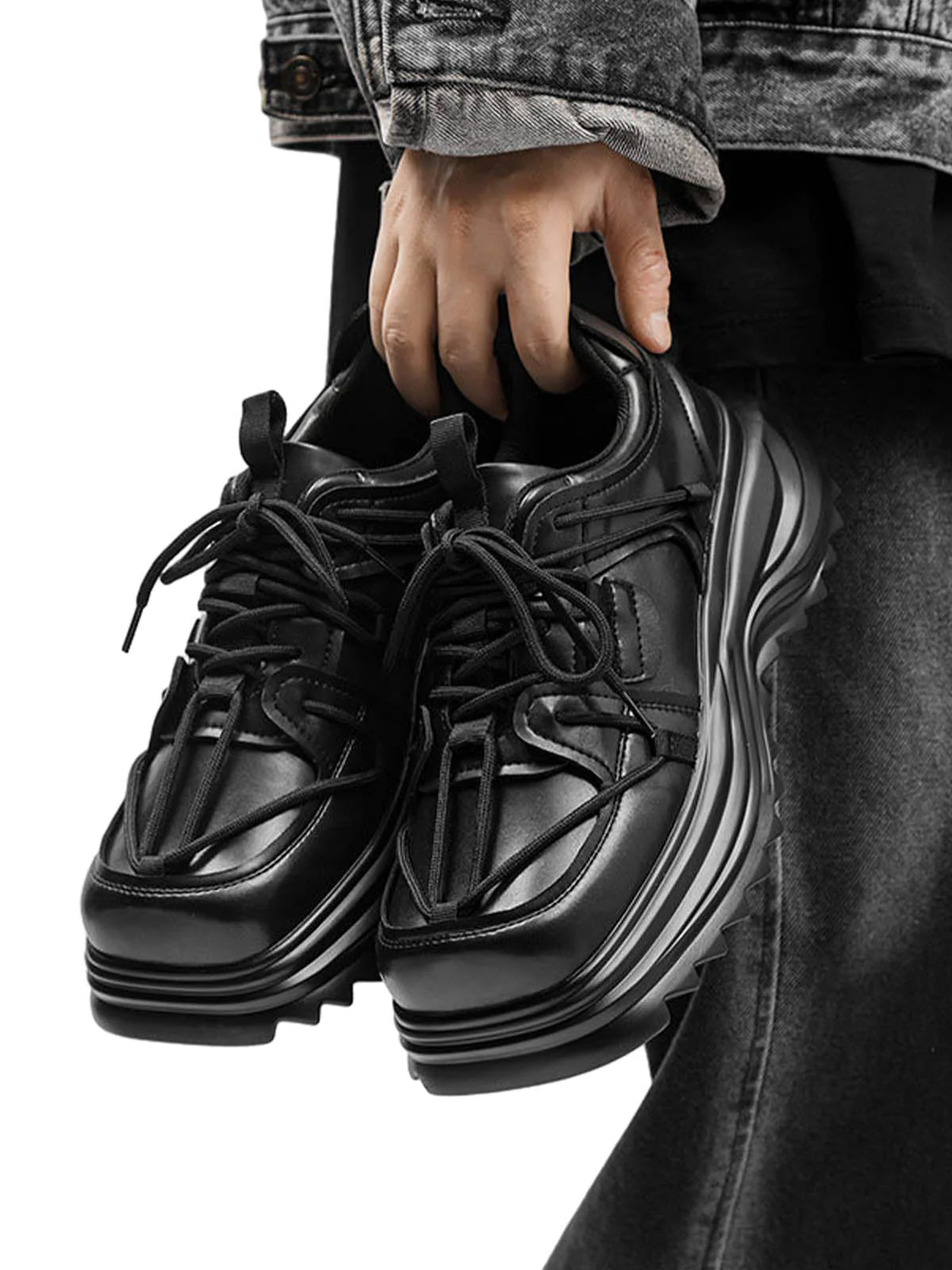 Outdoor Workwear Platform Sneakers - Image 2