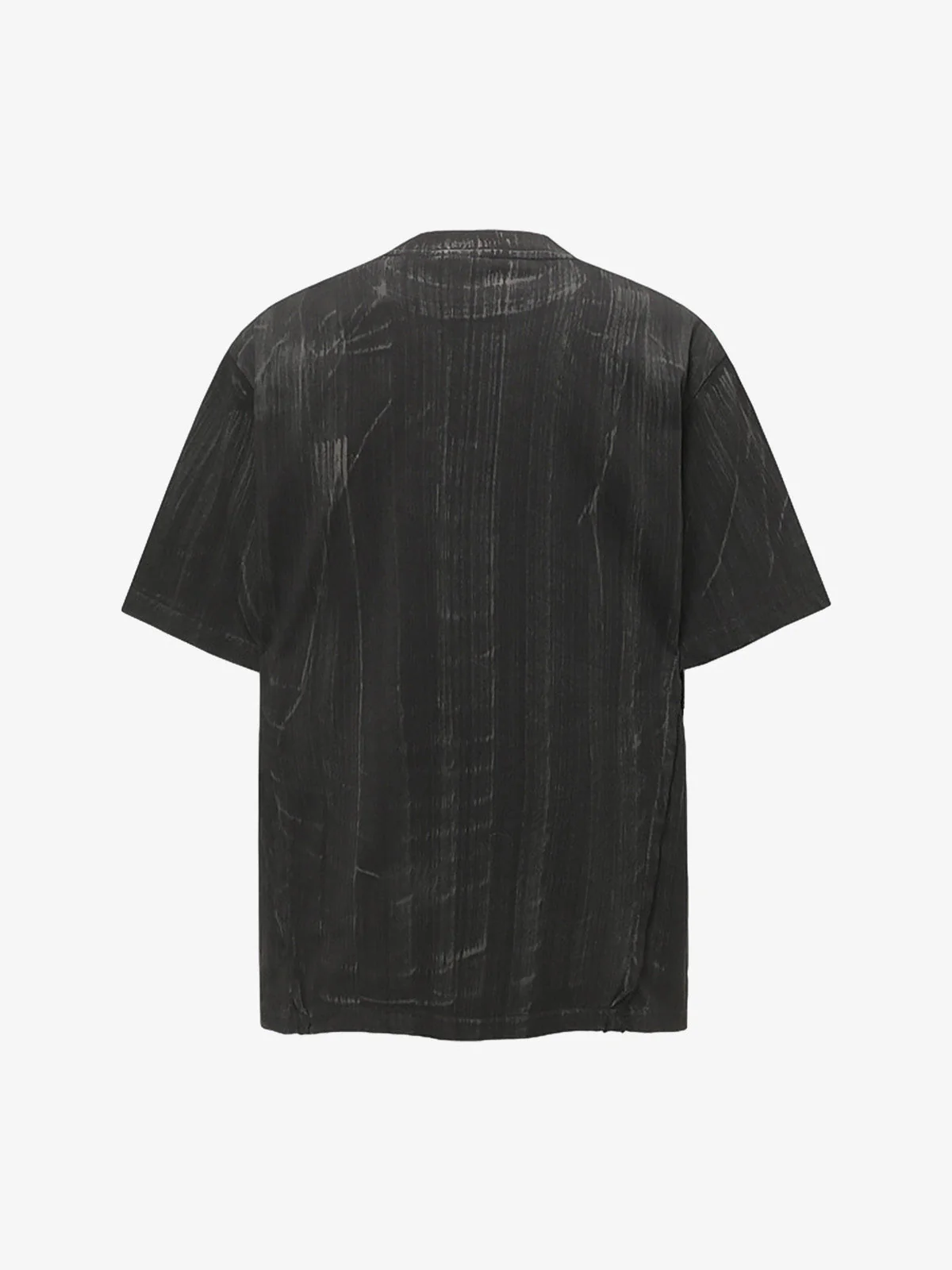 Painted Distressed Print Short-Sleeved T-Shirt - Image 10