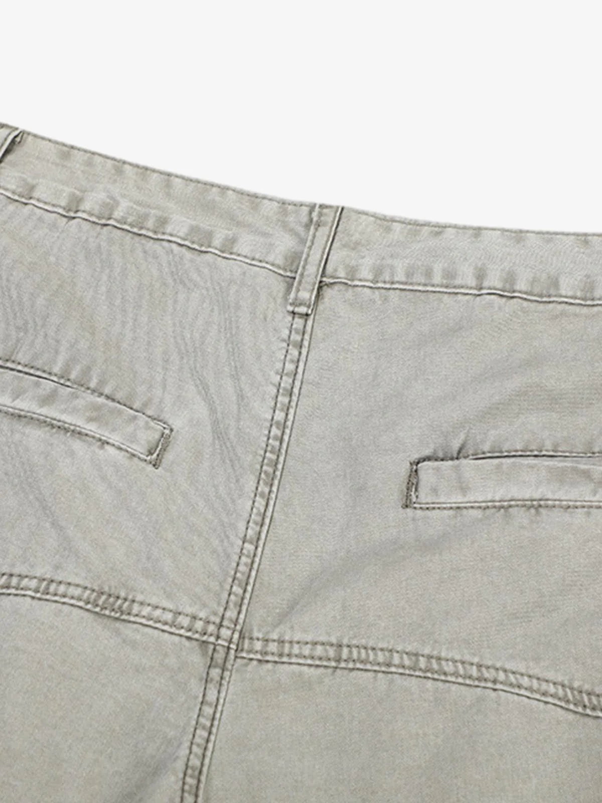 Patchwork Multi-Pocket Workwear Casual Machete Pants - Image 10