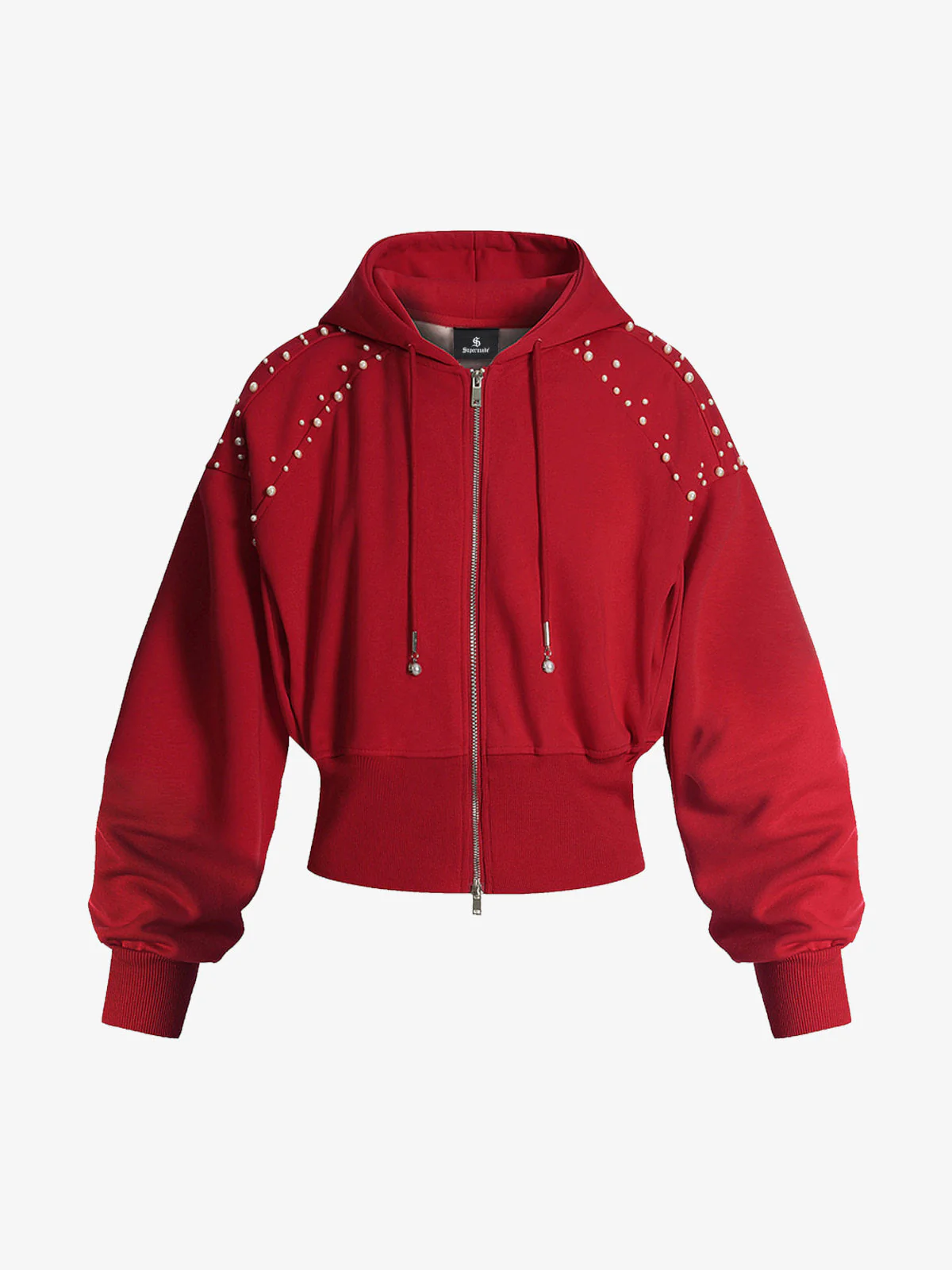 Pearl Design Cropped Jacket - Image 6
