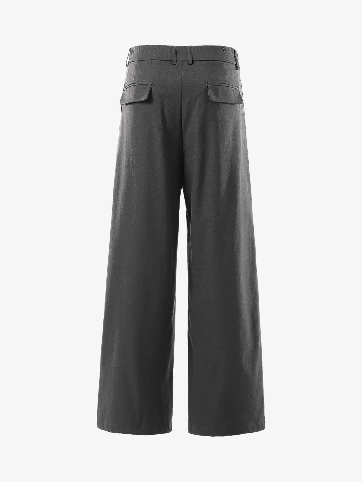 Pleated Drape Bootcut Suit Pants - Image 8