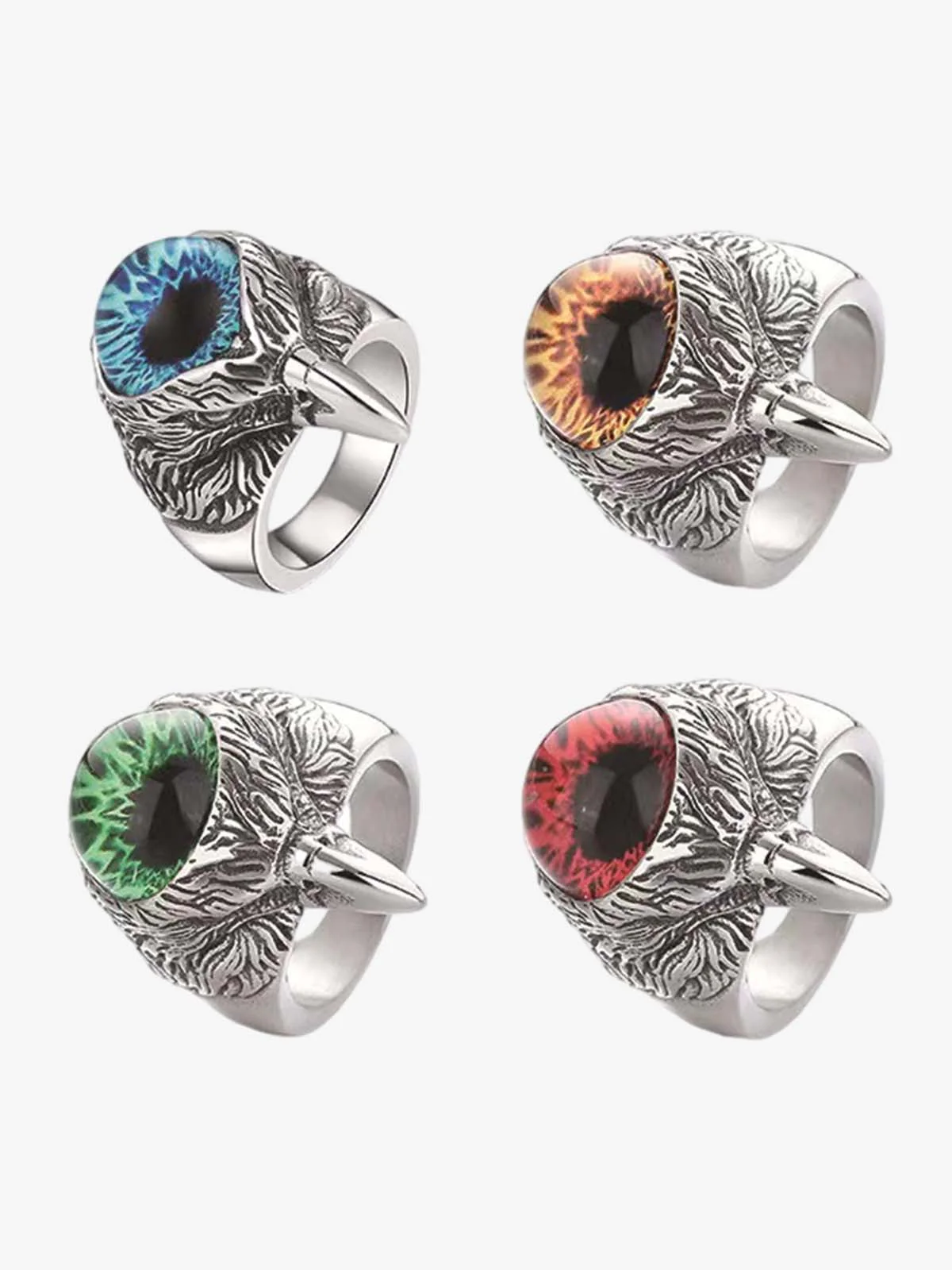 Punk Demon Eye Ring - Image 5