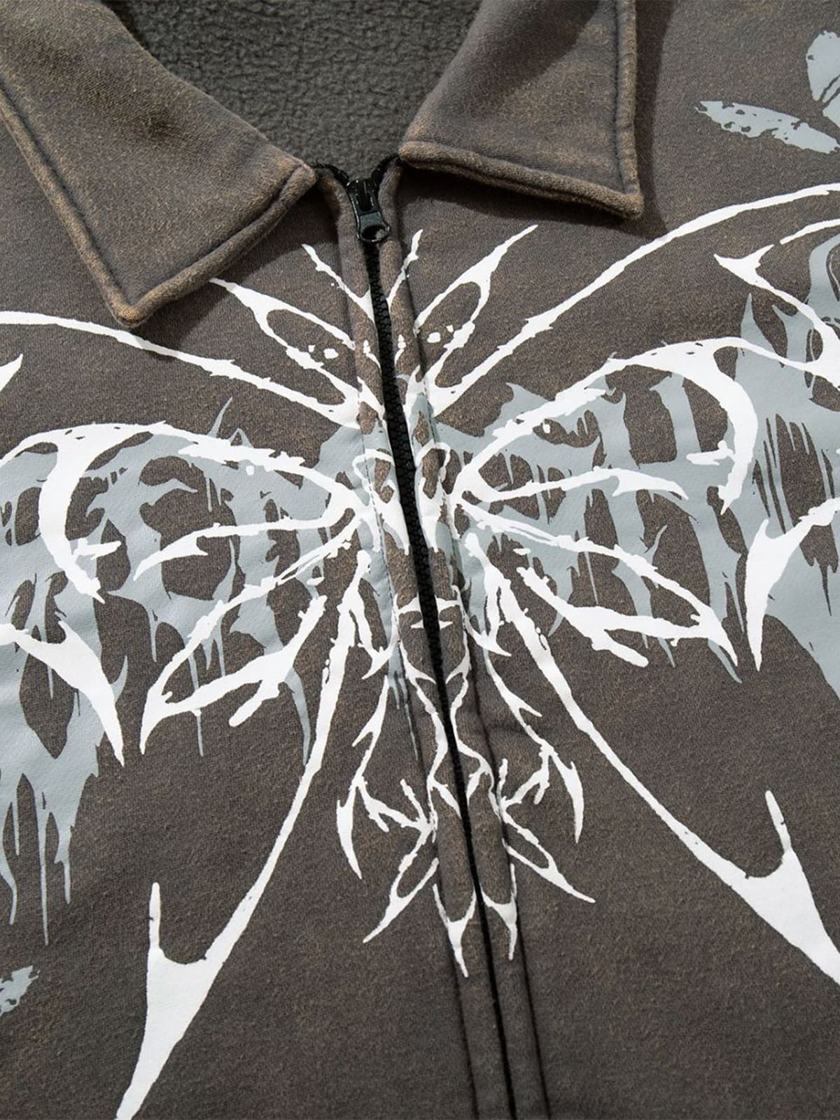 Punk Gothic Butterfly Graphic Streetwear Jacket - Image 20