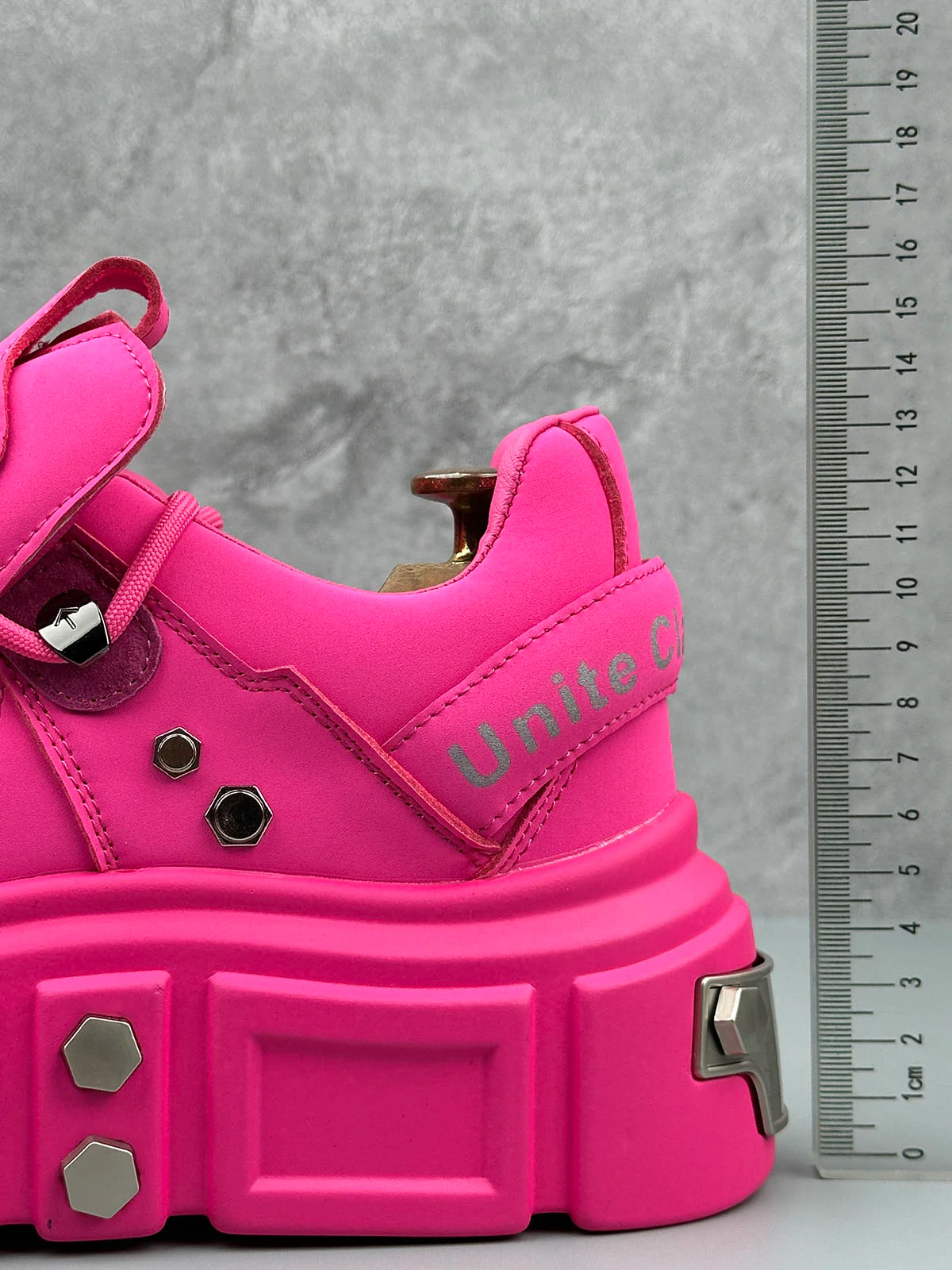 Punk Style Rivet Derby Shoes - Image 4
