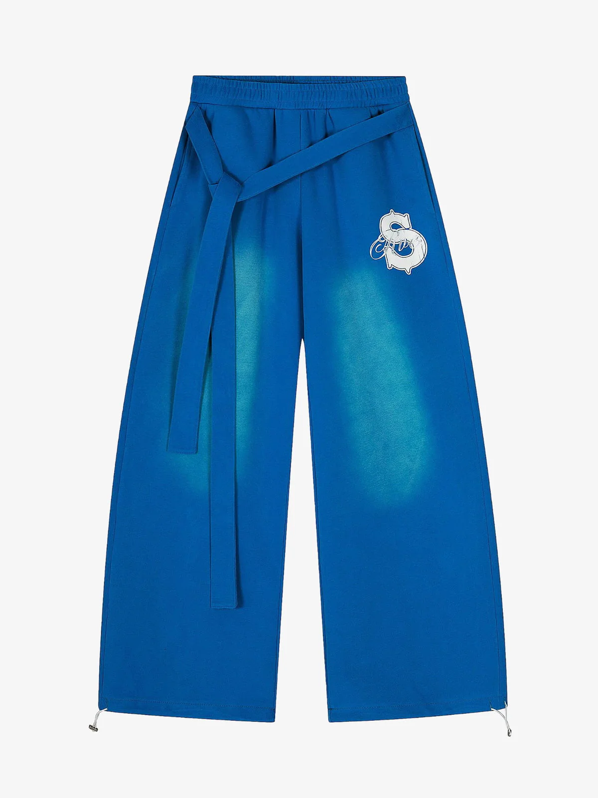 Retro Belted Paratrooper Wide-Leg Pants