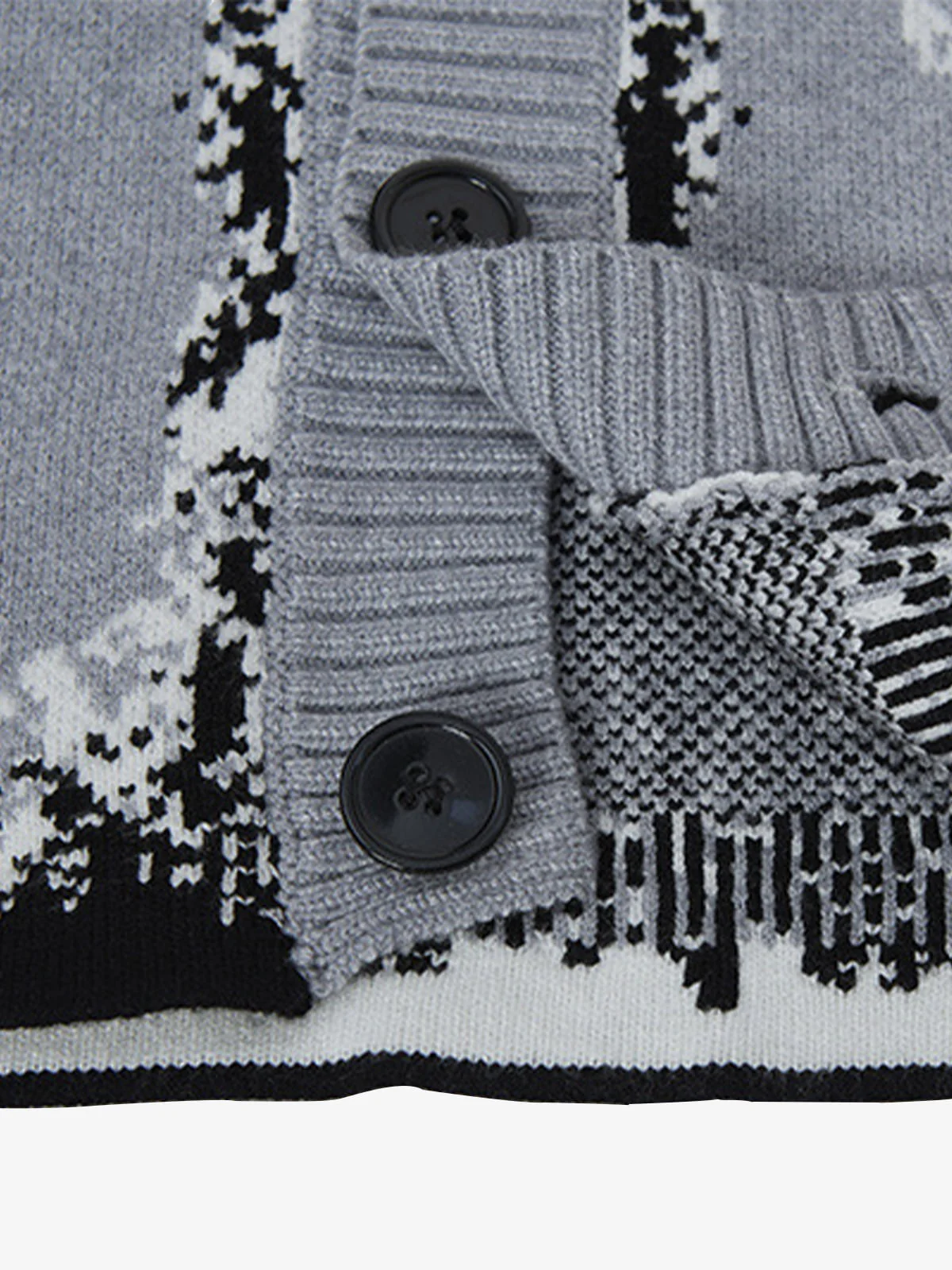 Retro Butterfly Gradient Knit Cardigan Sweater - Image 17