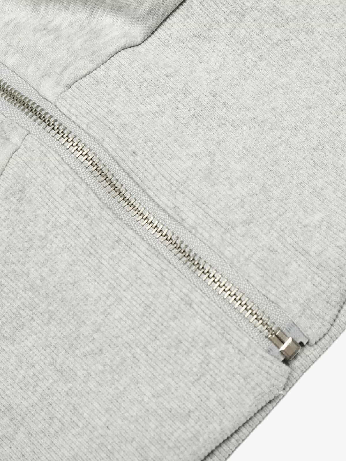 Retro Faux Fur Collar Fleece Zip Up Hoodie Jacket - Image 7