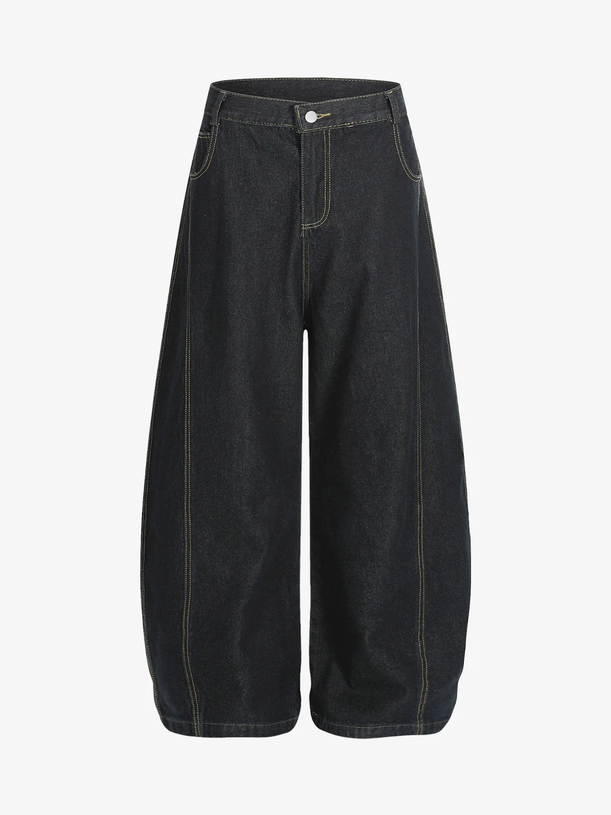 Retro Stitching Graffiti Letters Machete Jeans - 2498
