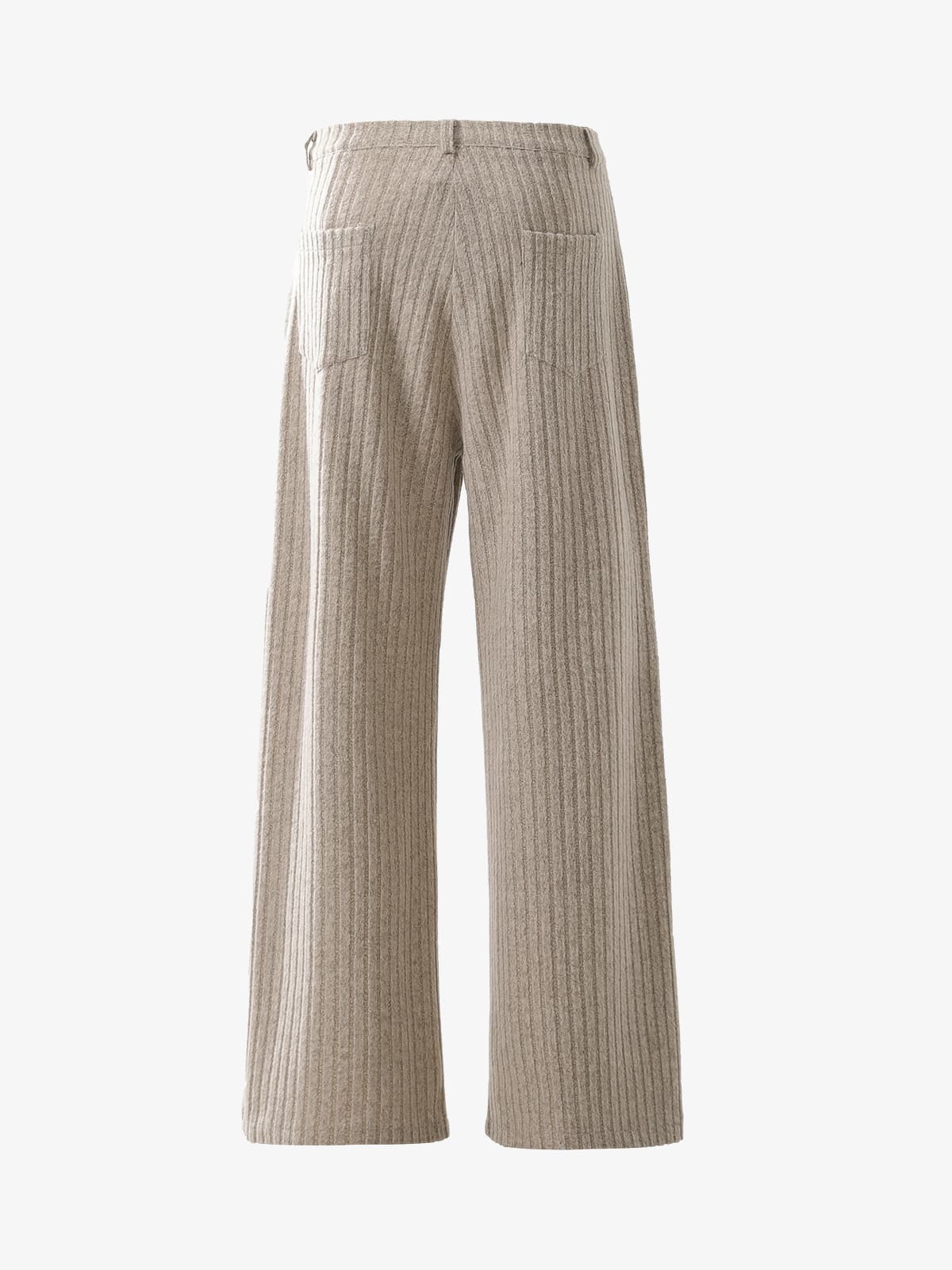 Retro Wool Blend Pleated Baggy Trousers - Image 10