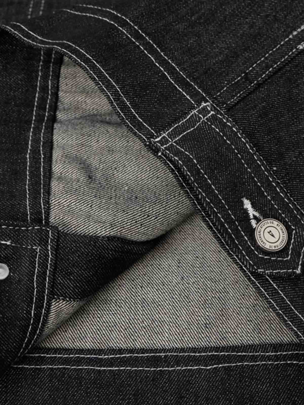 Rhinestone Thorn Graphic Denim Jacket - Image 8