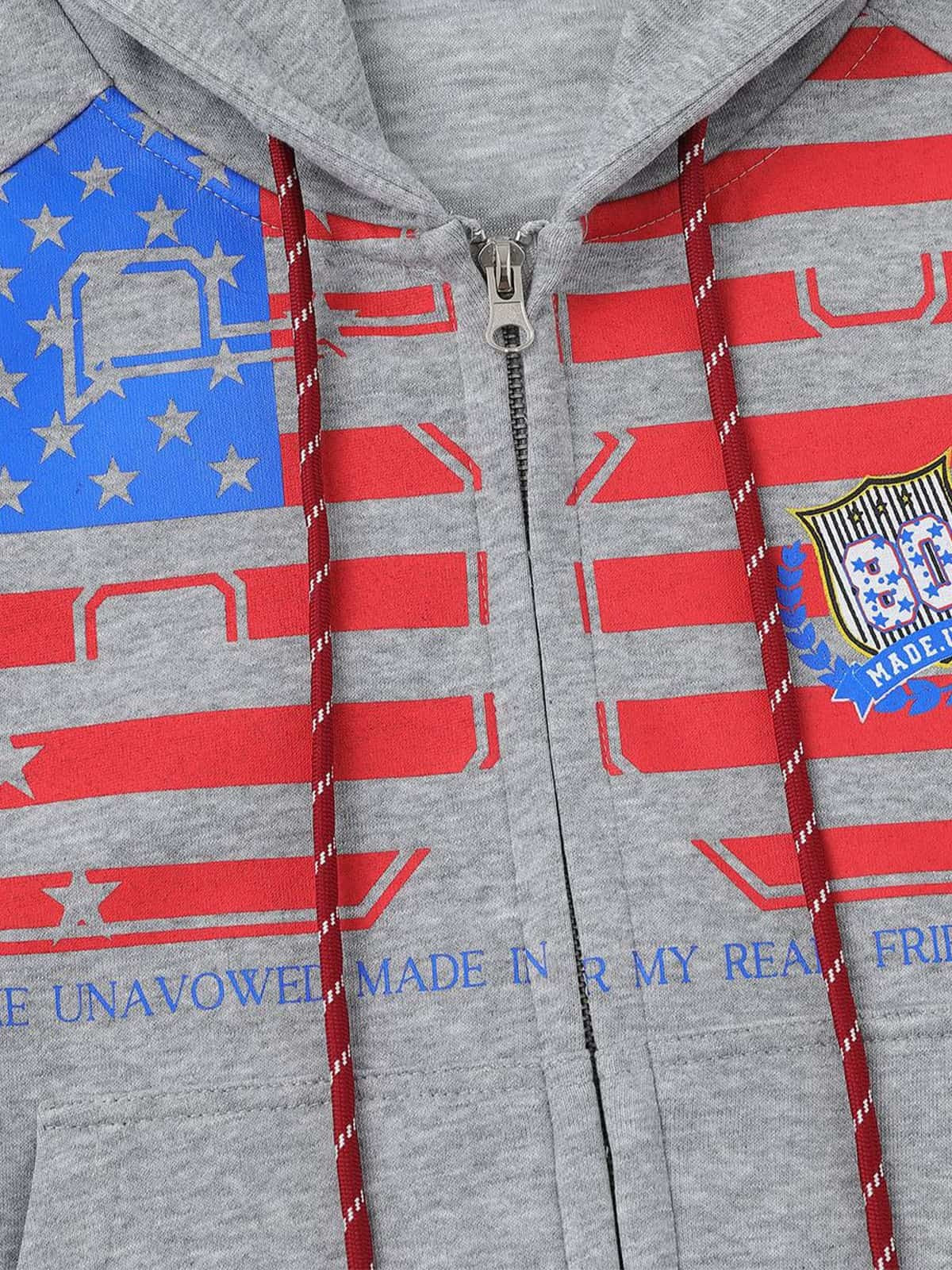 Rretro Sporty Hooded Sweatshirts - Image 6