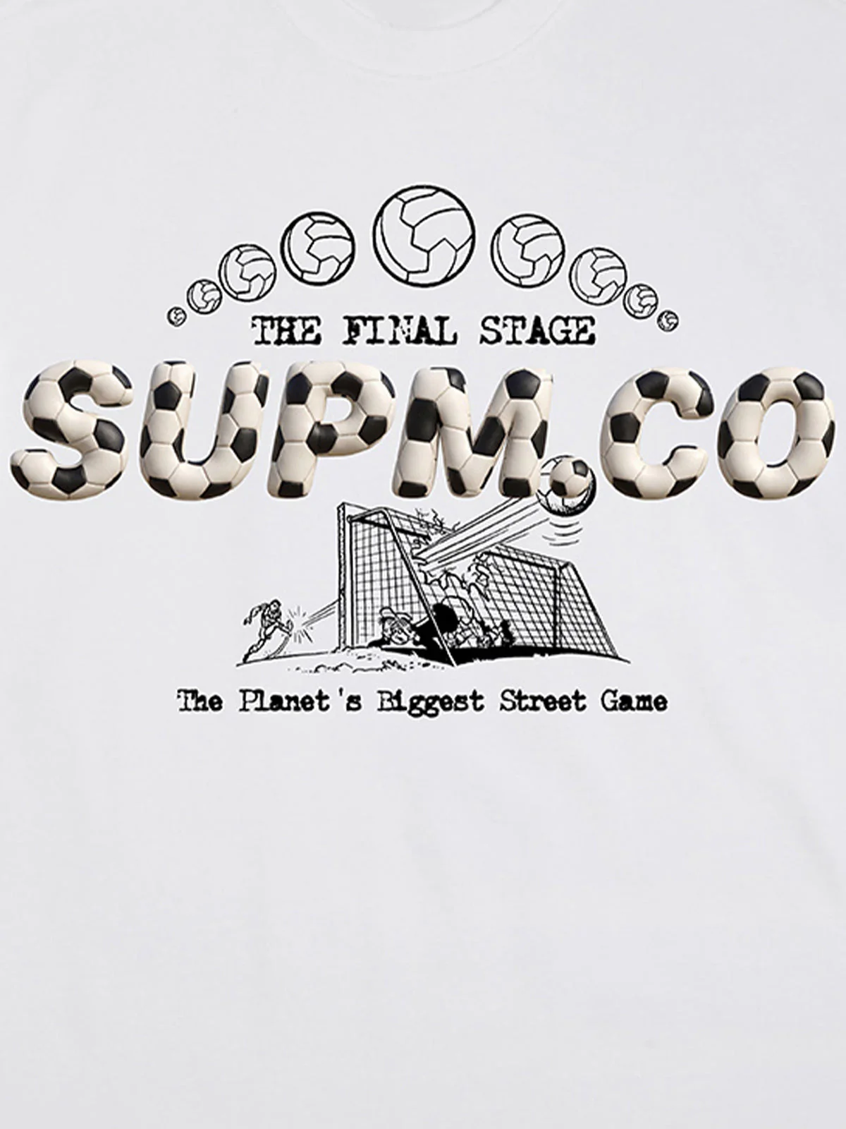Soccer Graphic SUPM.CO T-Shirt - Image 5