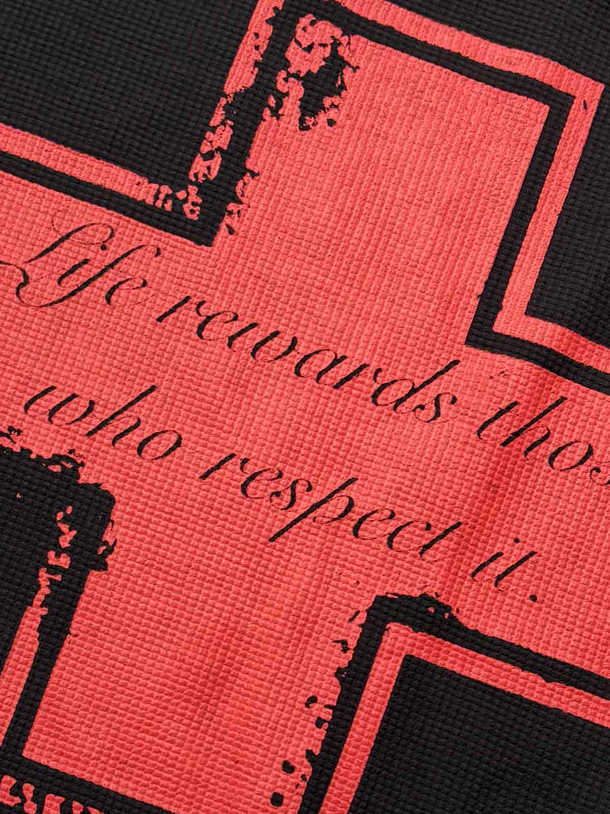 Street Cross Lettering Print Long-Sleeved T-Shirt - Image 8
