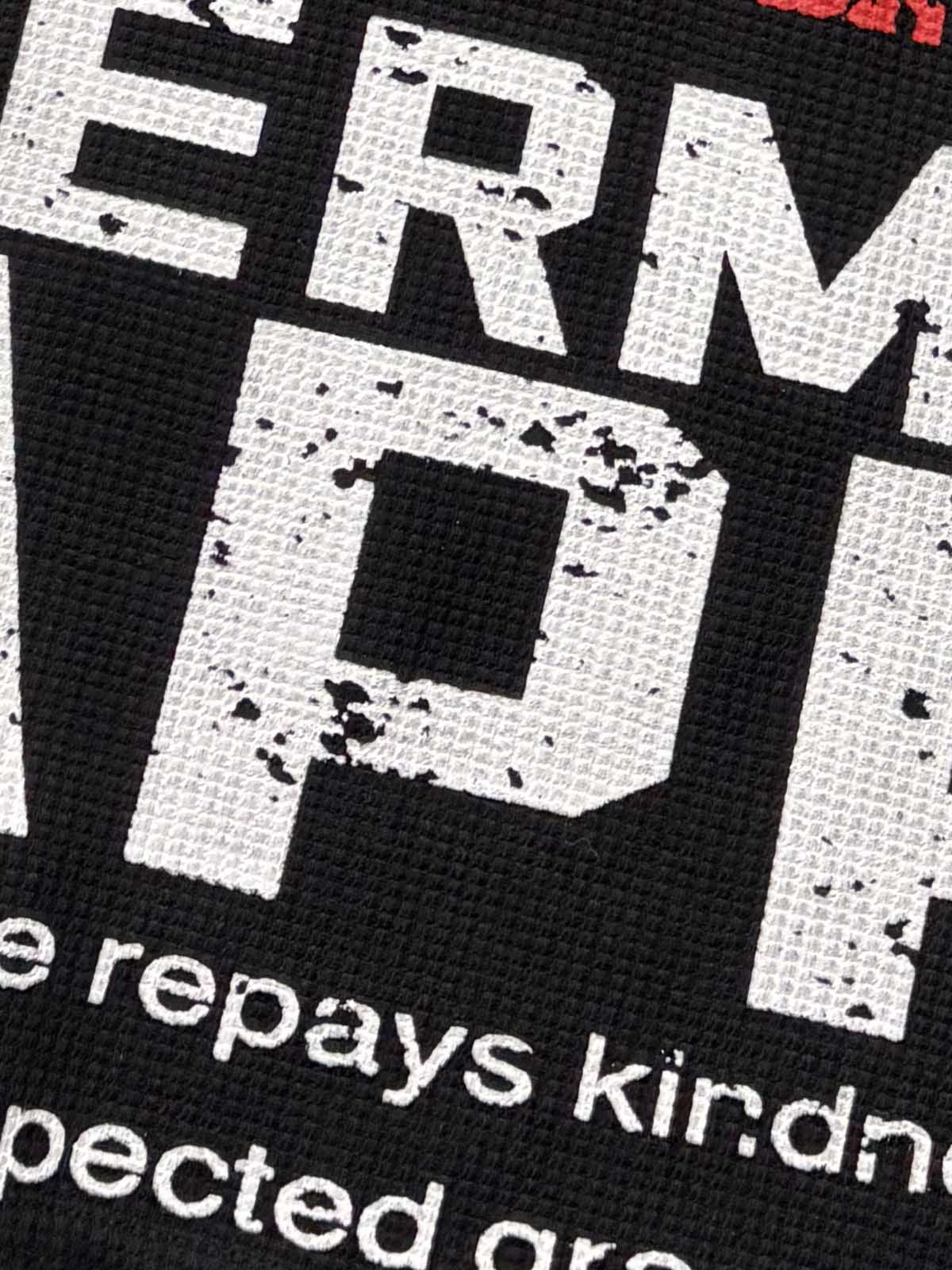 Street Cross Lettering Print Long-Sleeved T-Shirt - Image 9