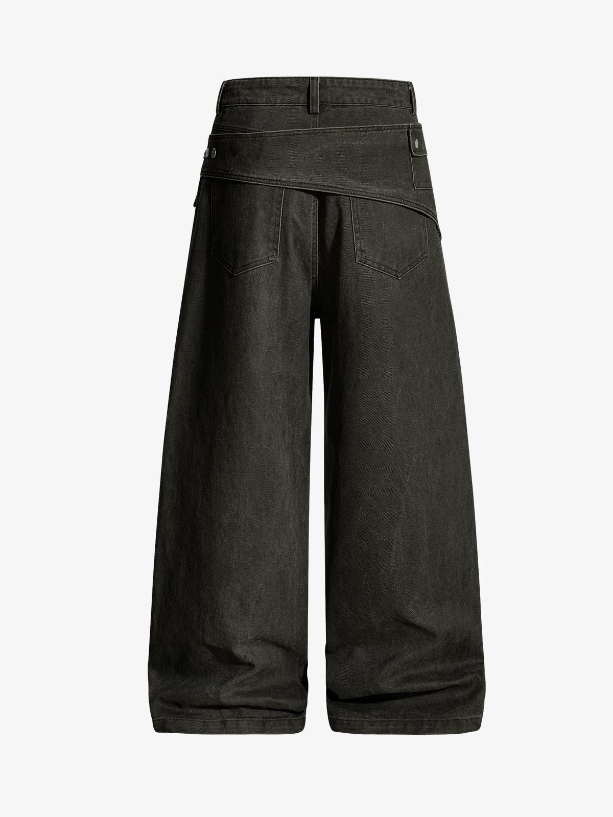 Street Detachable Belt Baggy Pants - Image 7