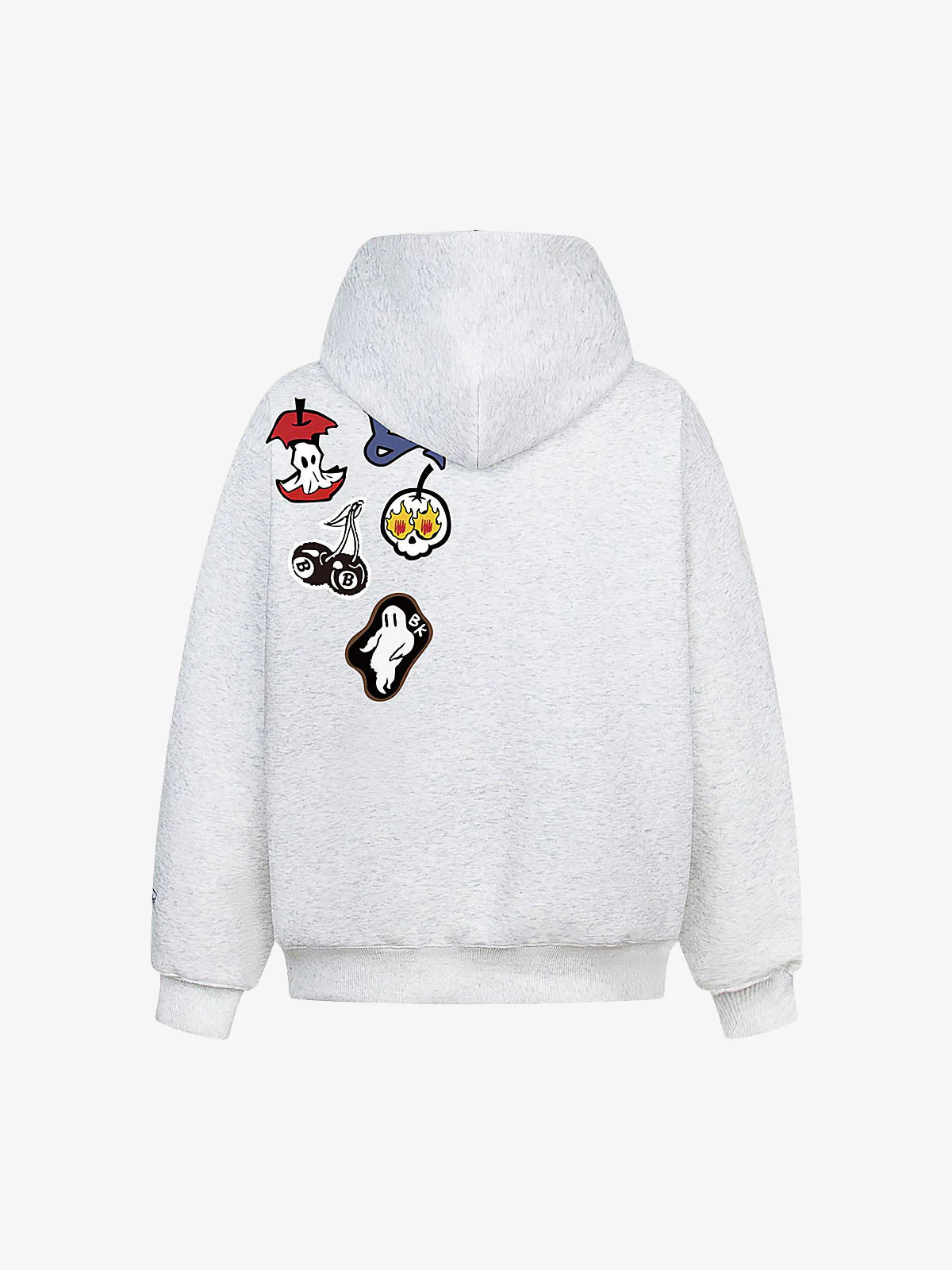Street Embroidered Letter Badge Hoodie - Image 10